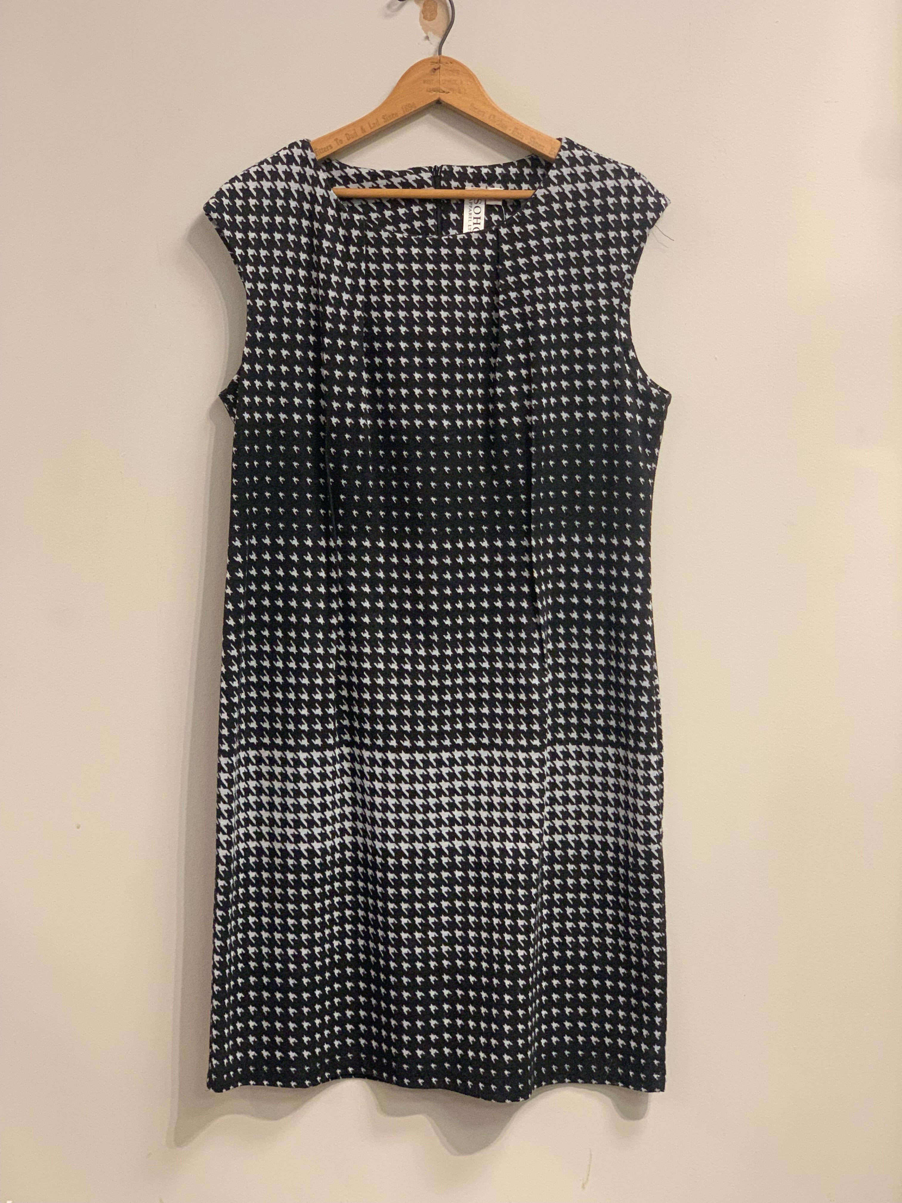 SOHO Apparel Ltd. houndstooth dress