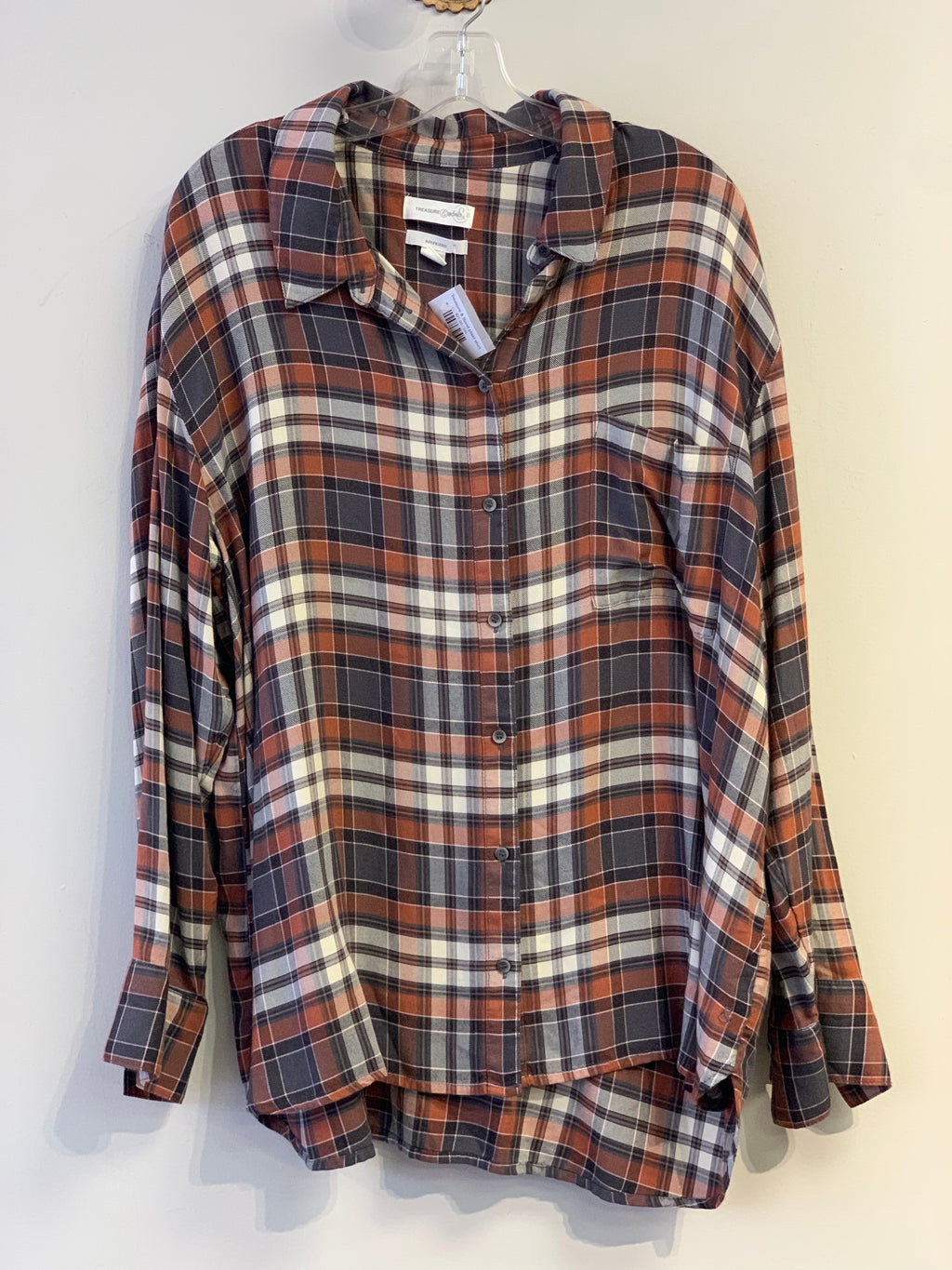 Treasure & Bond plaid shirt