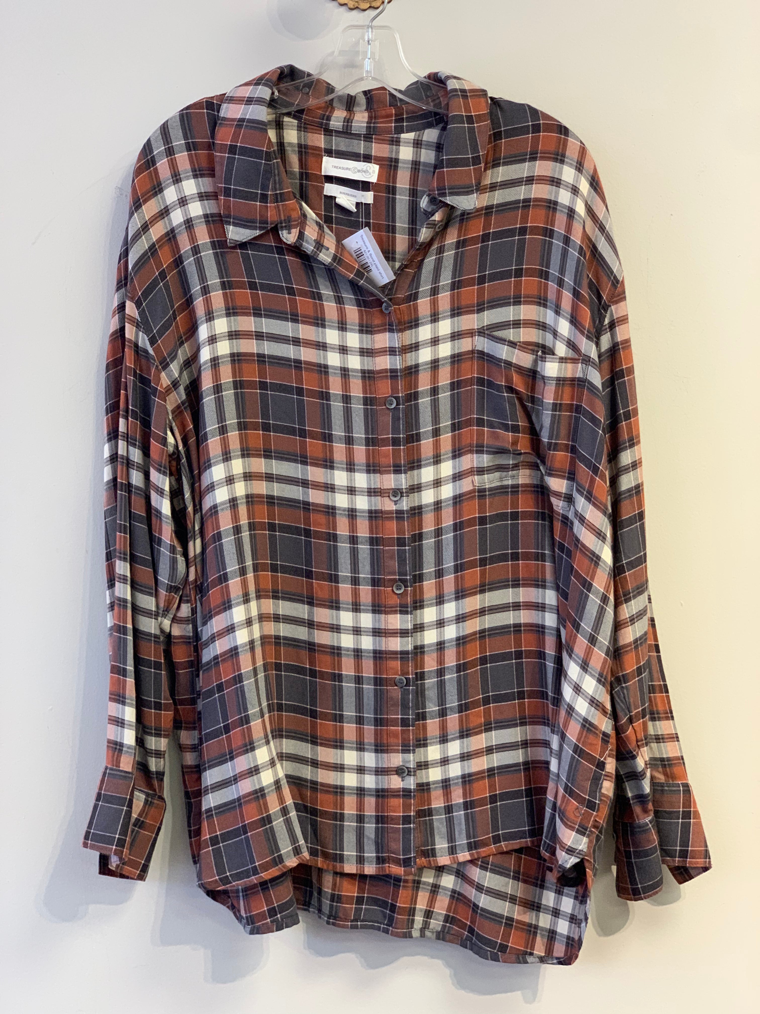 Treasure & Bond plaid shirt