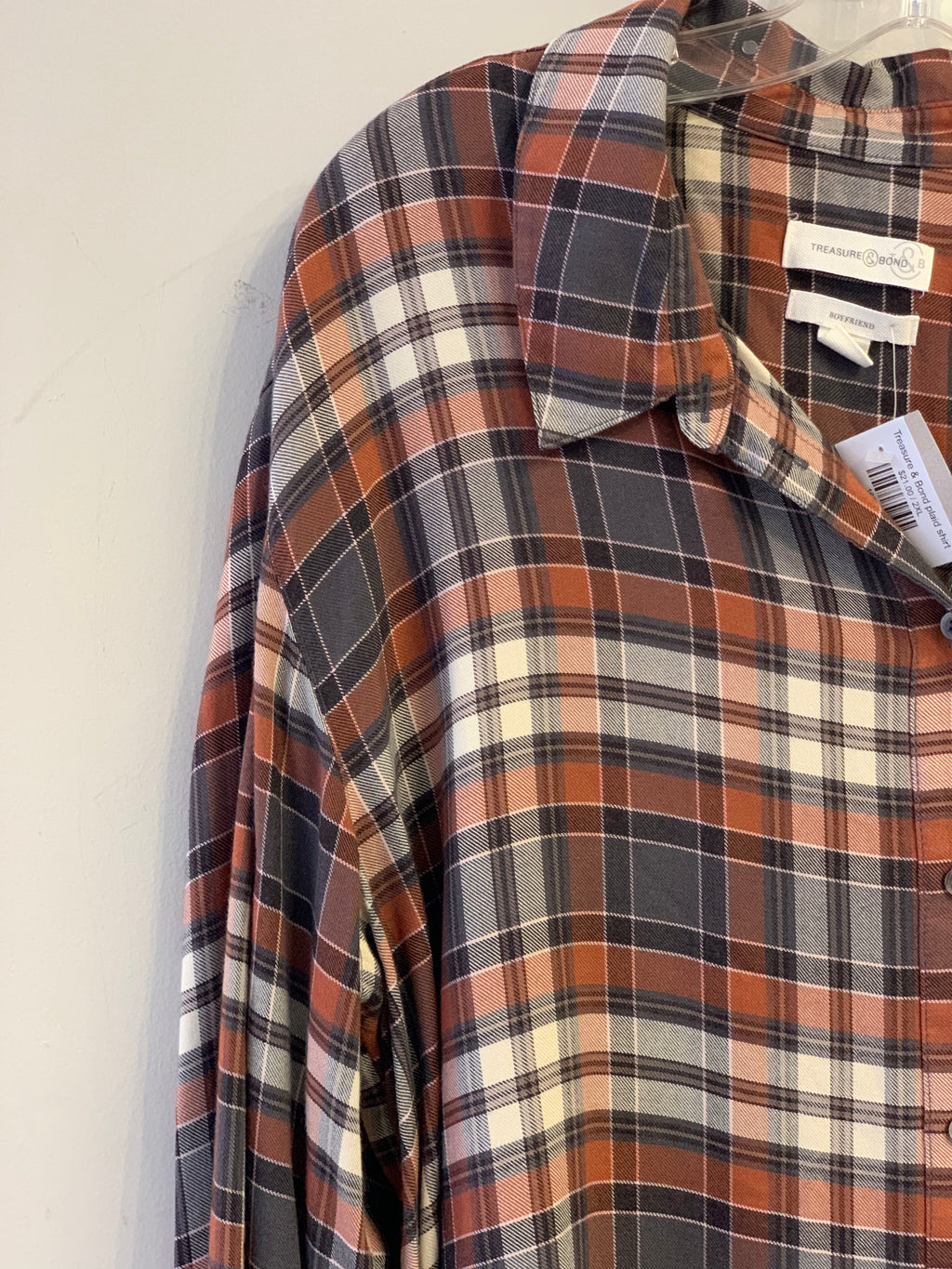 Treasure & Bond plaid shirt