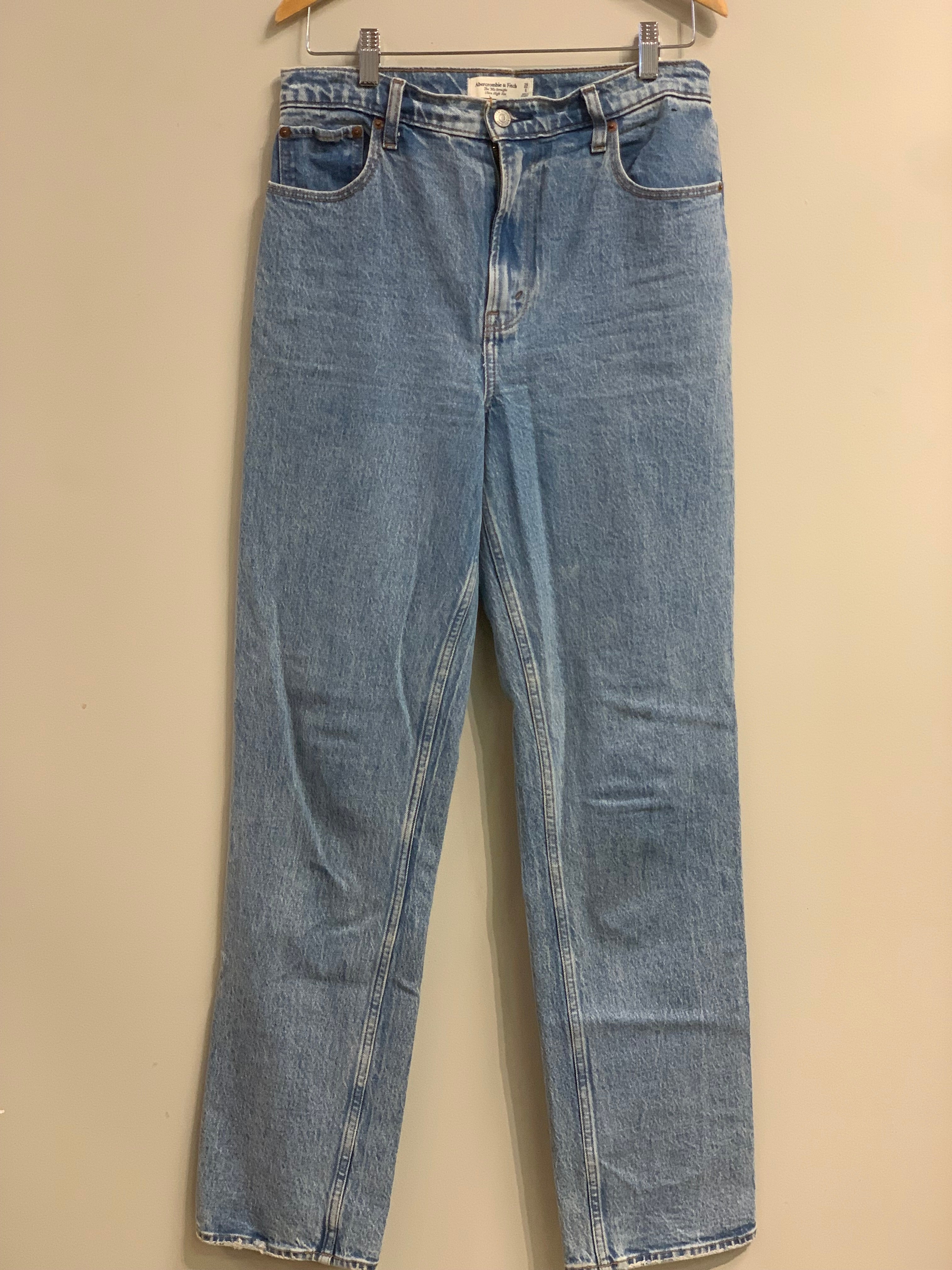 Abercrombie 90s straight ultra high rise jeans