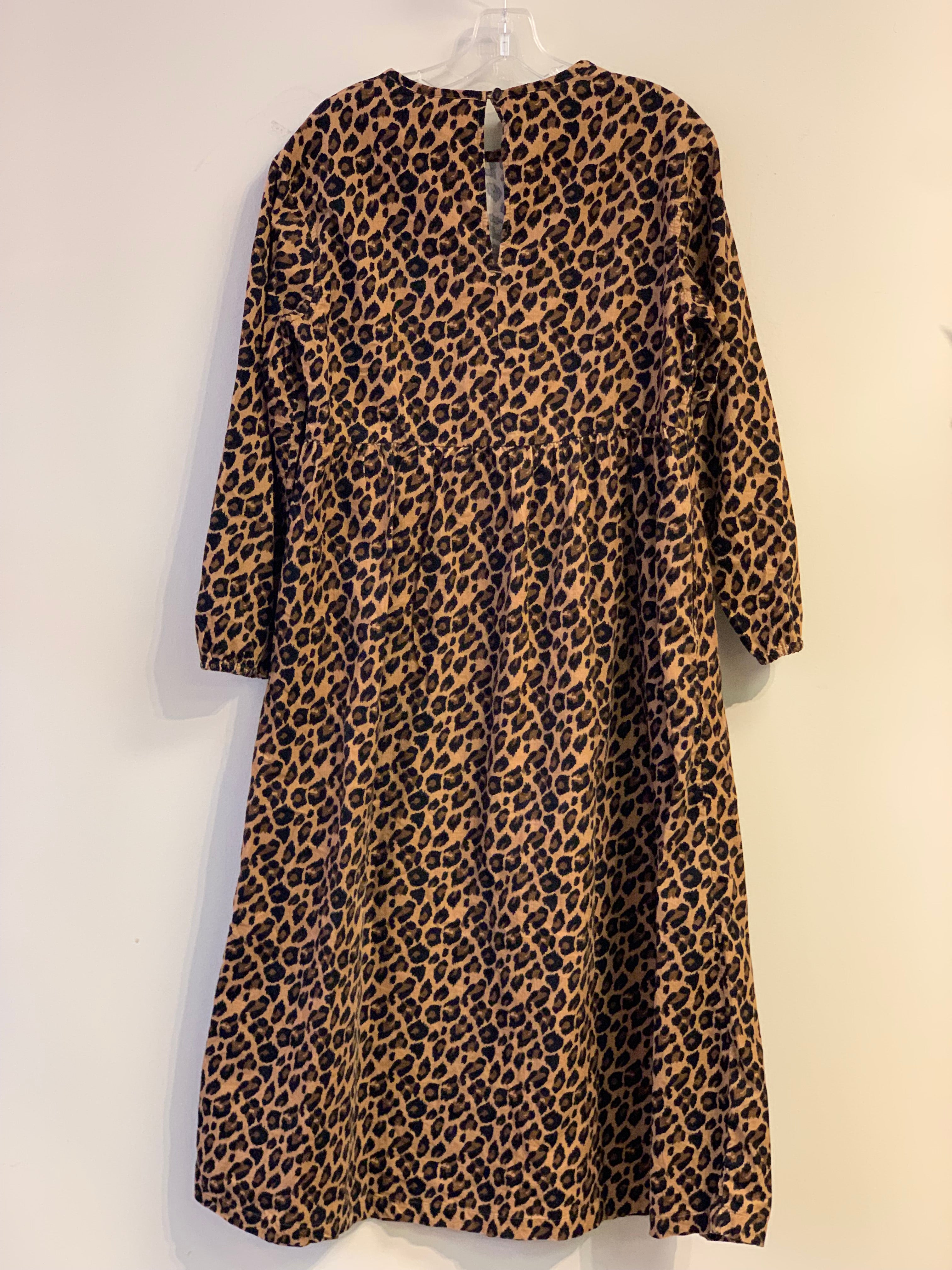 Lucy & Yak leopard print corduroy dress