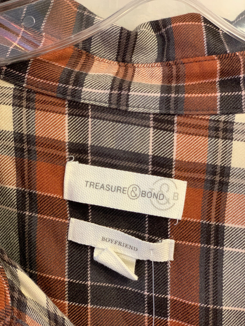 Treasure & Bond plaid shirt