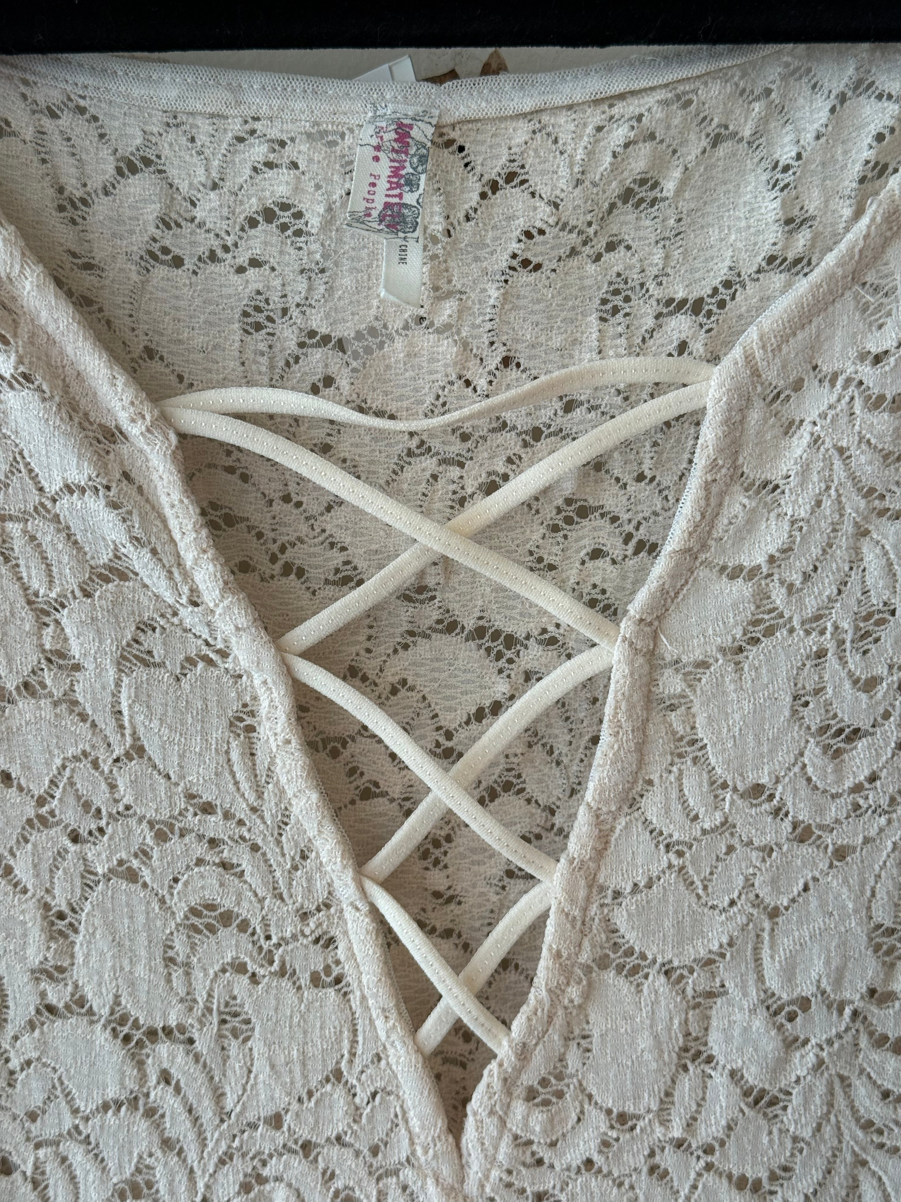 Intimately off-white lace dress