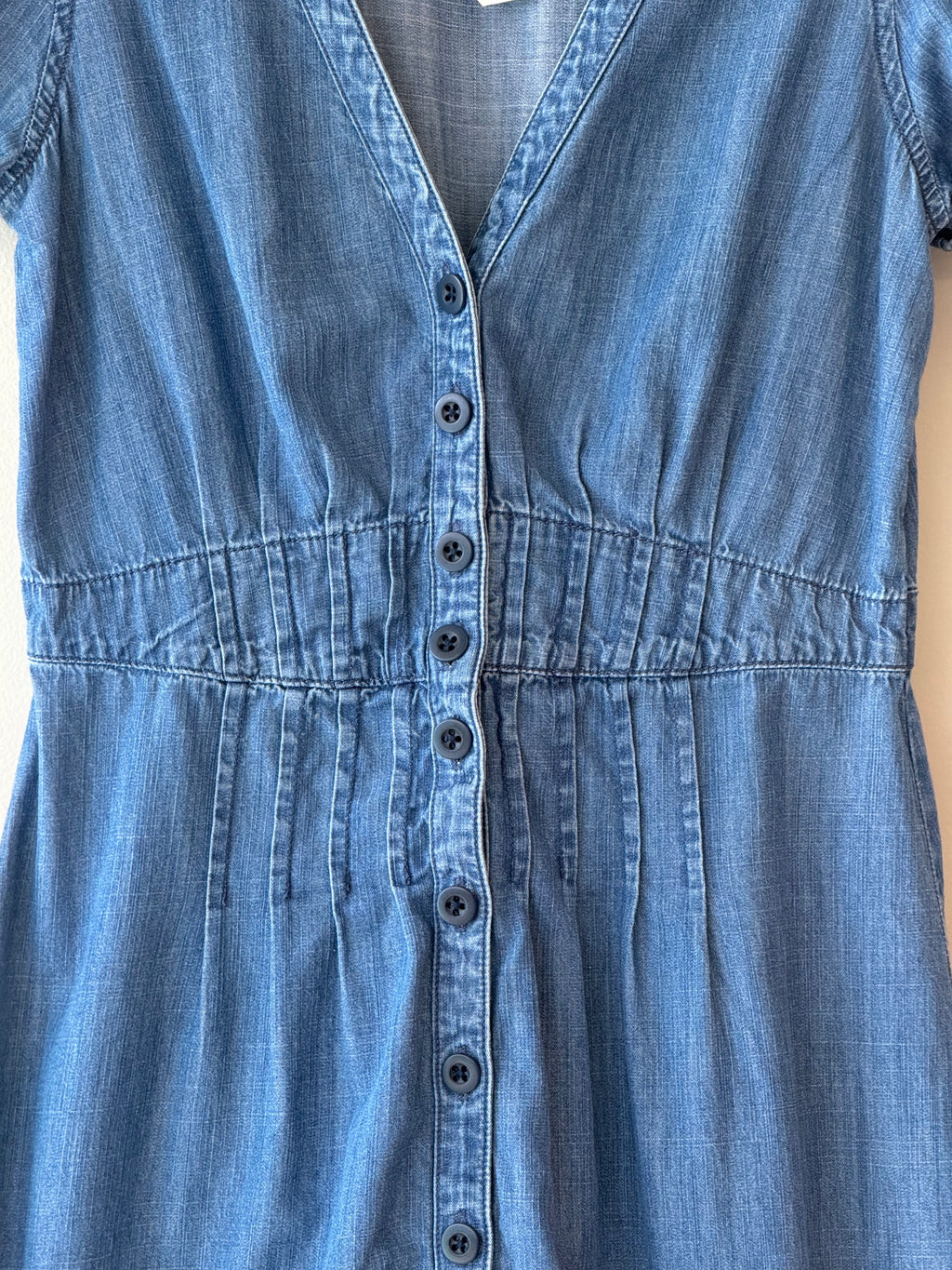 Madewell denim button up dress