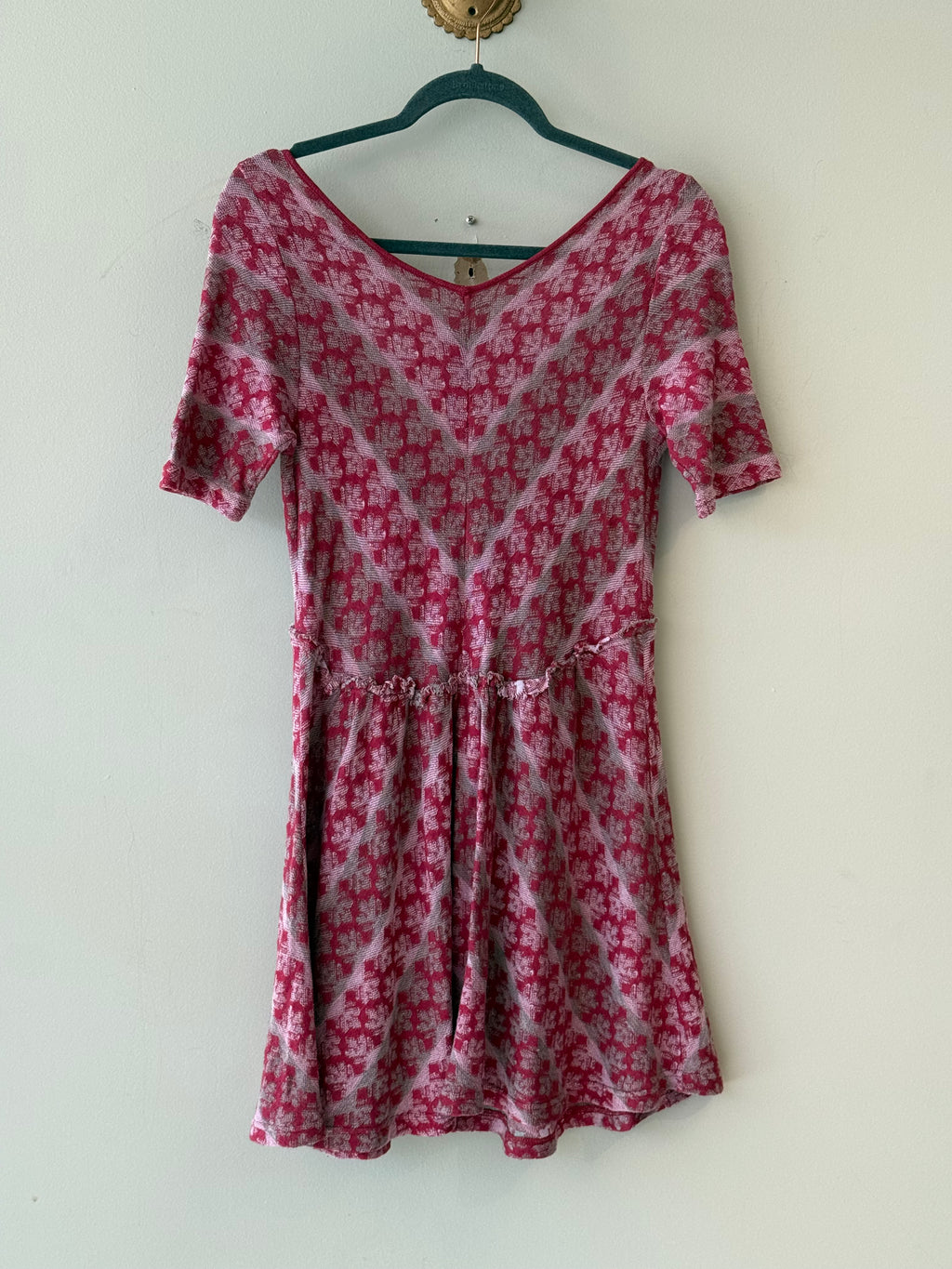 Free People red scoop neck dress