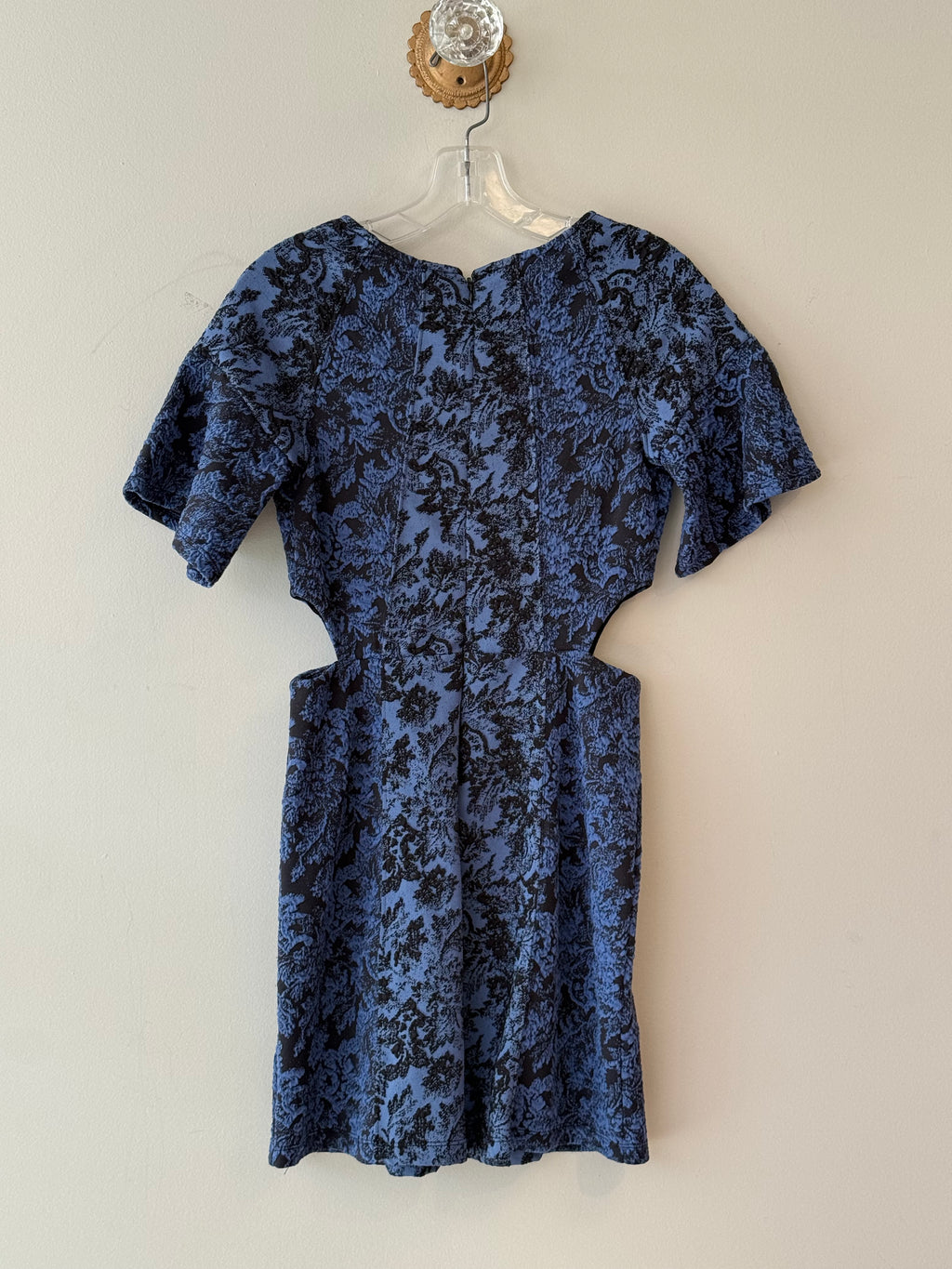 Anthropologie blue/black dress NWT