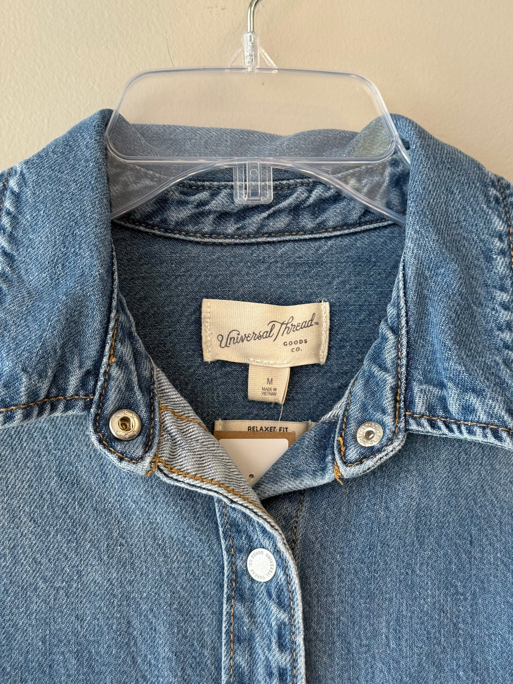Universal Thread heart pocket denim shirt
