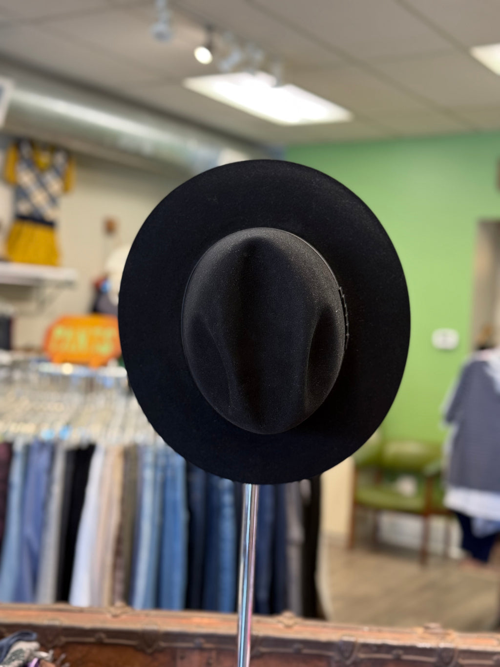 Stetson Key Club black felt Dexter hat