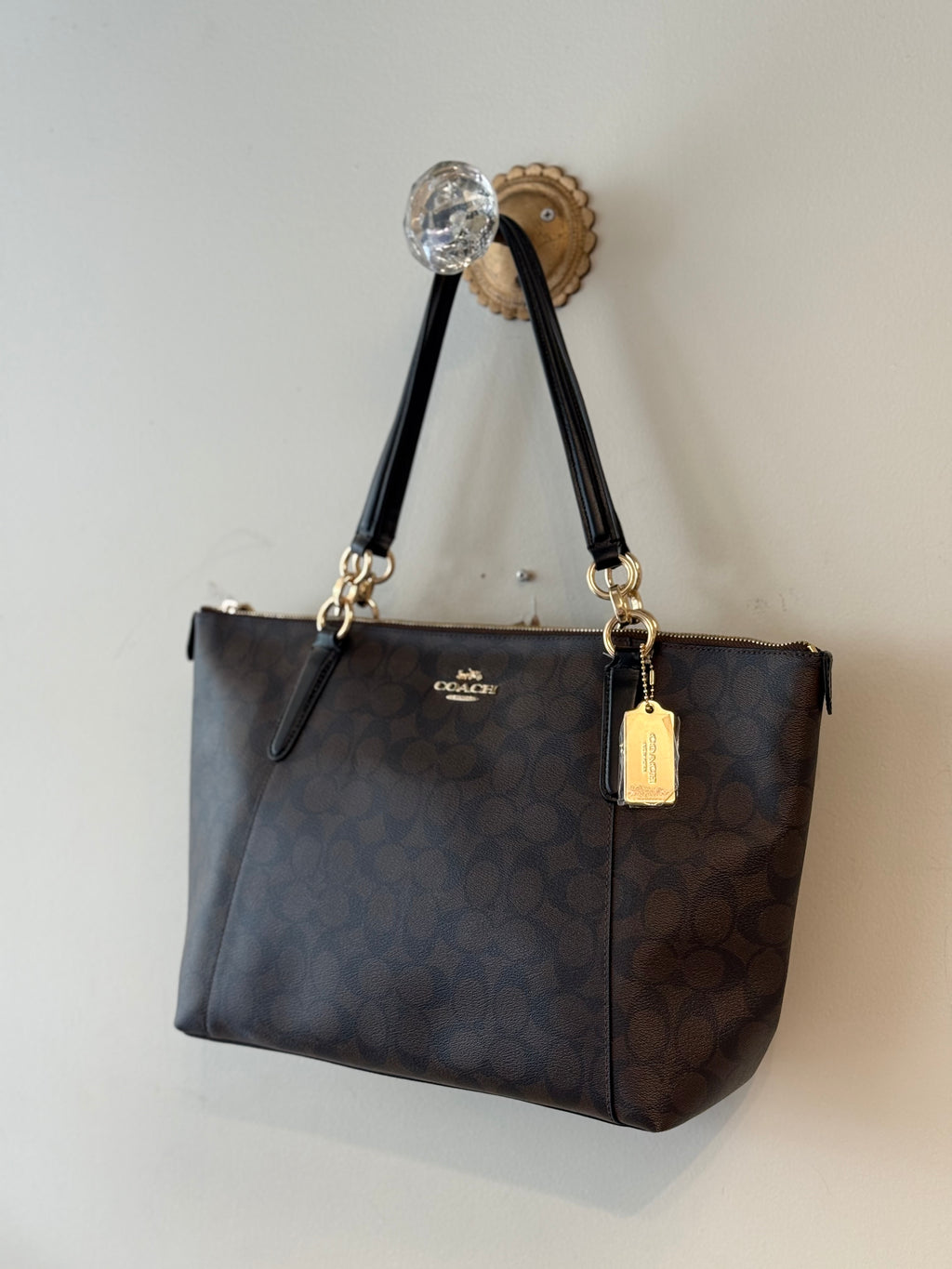 Coach NWOT signature tote