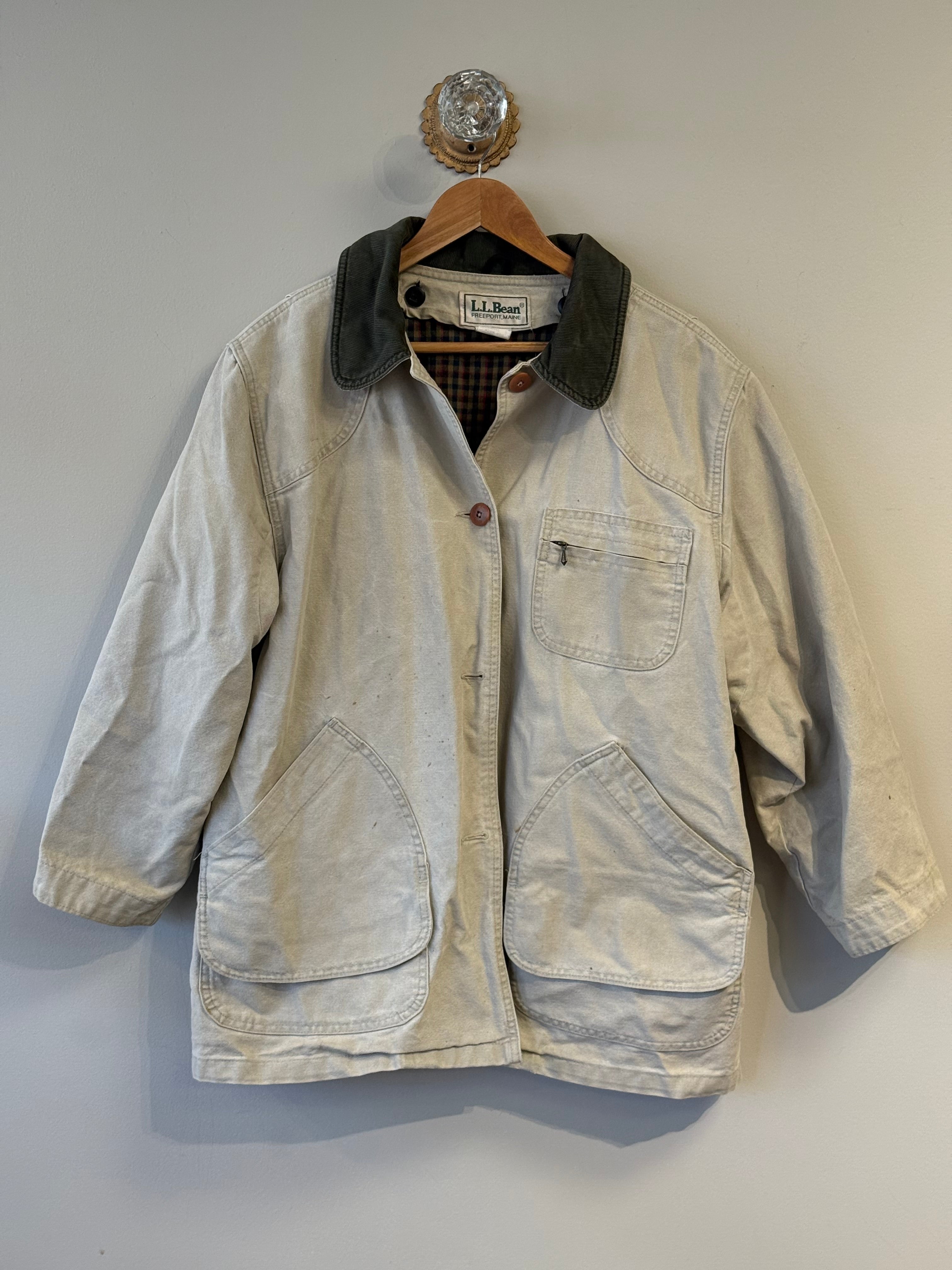 LL Bean vintage Field Coat removable lining