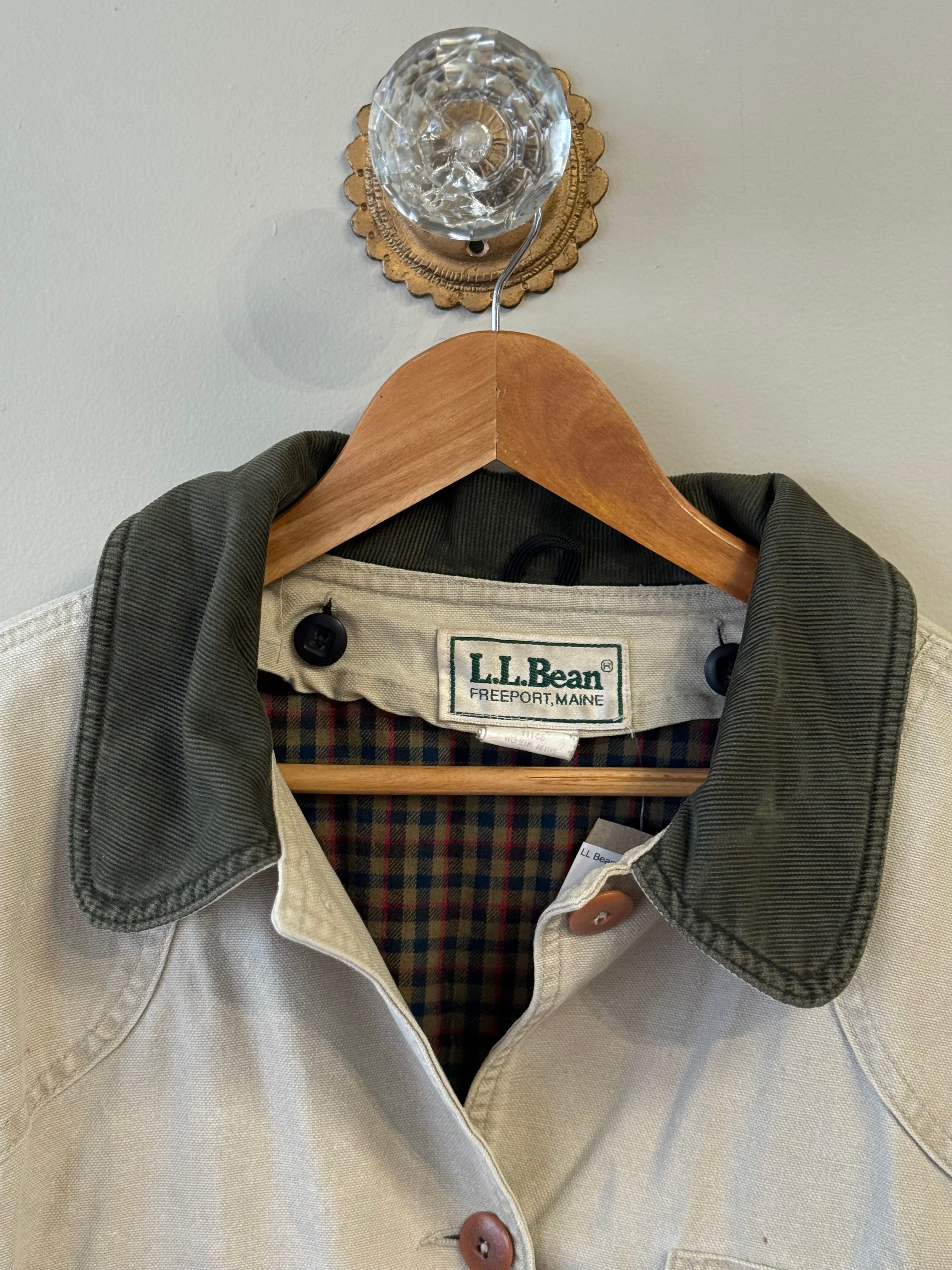 LL Bean vintage Field Coat removable lining
