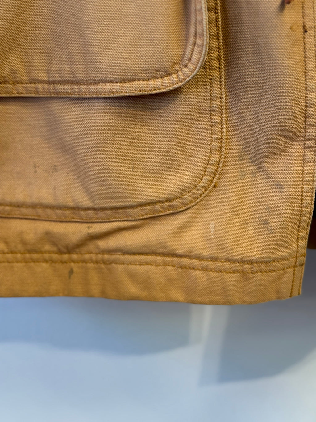 LL Bean vintage Field Coat red plaid lining