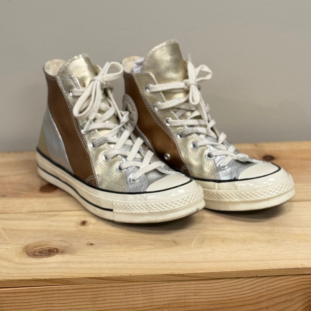 Converse metallic high tops