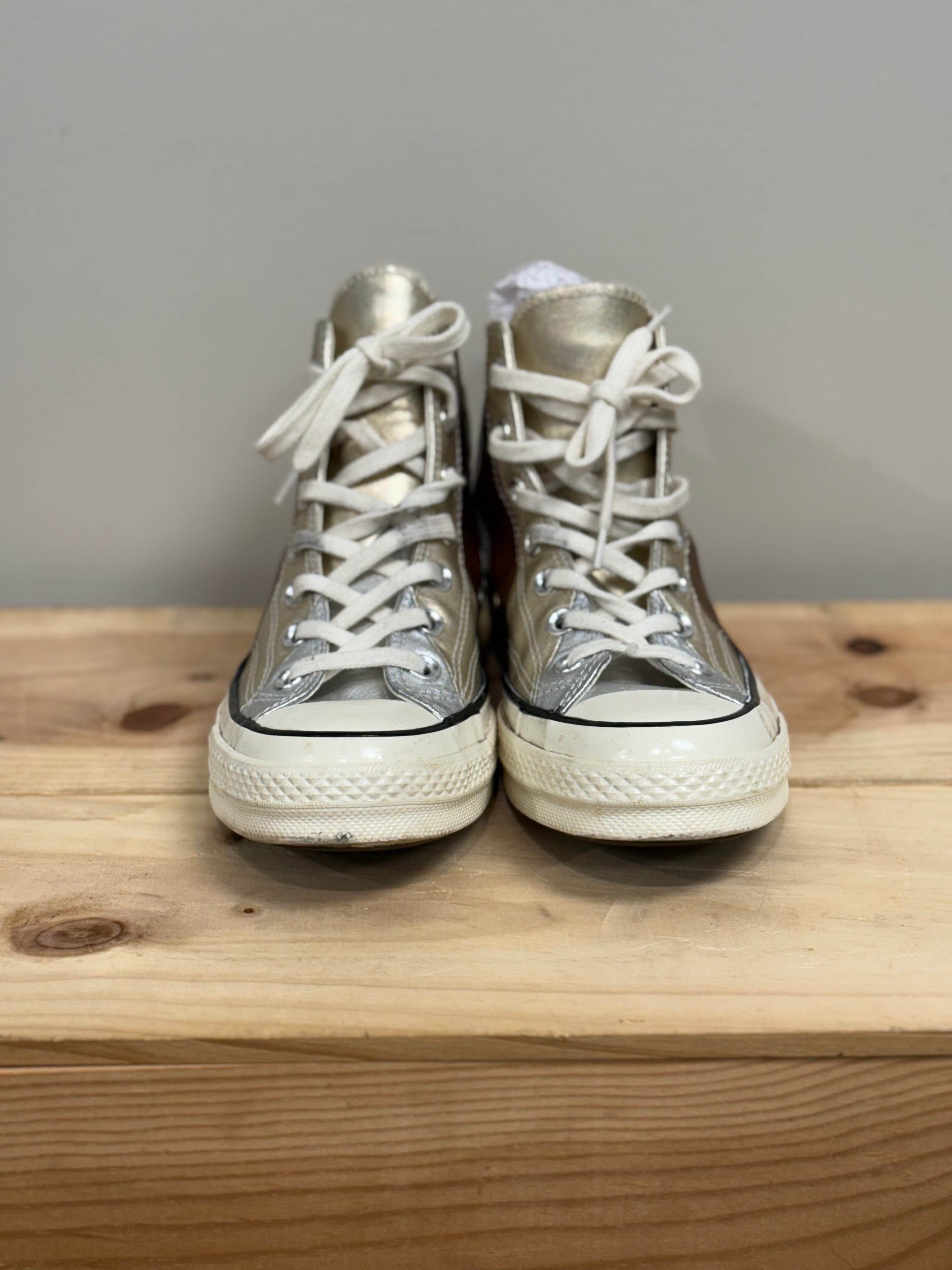 Converse metallic high tops