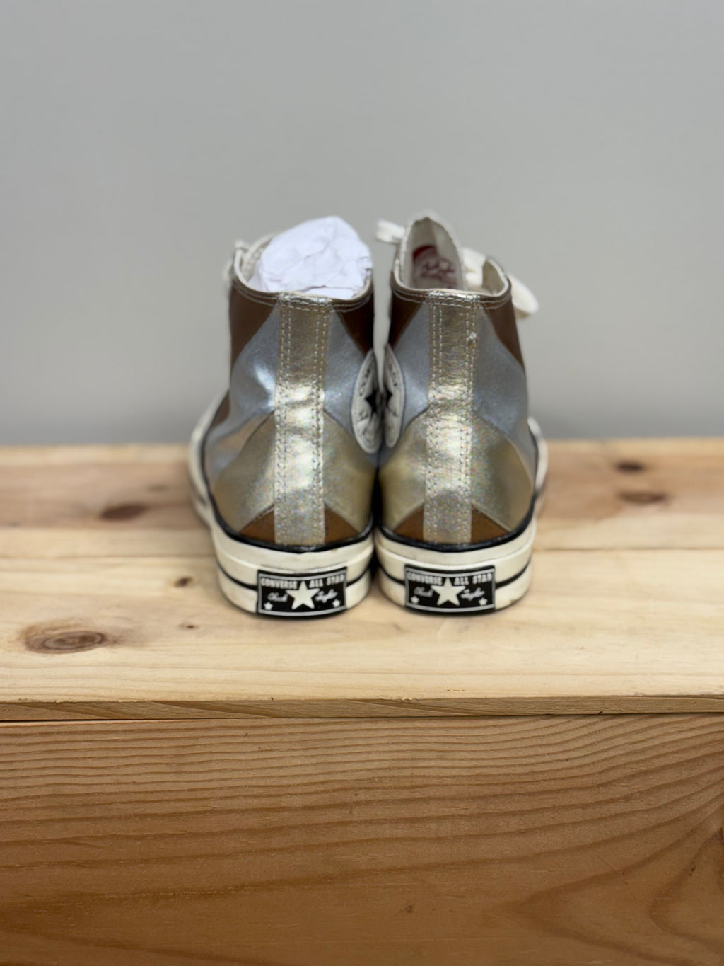 Converse metallic high tops