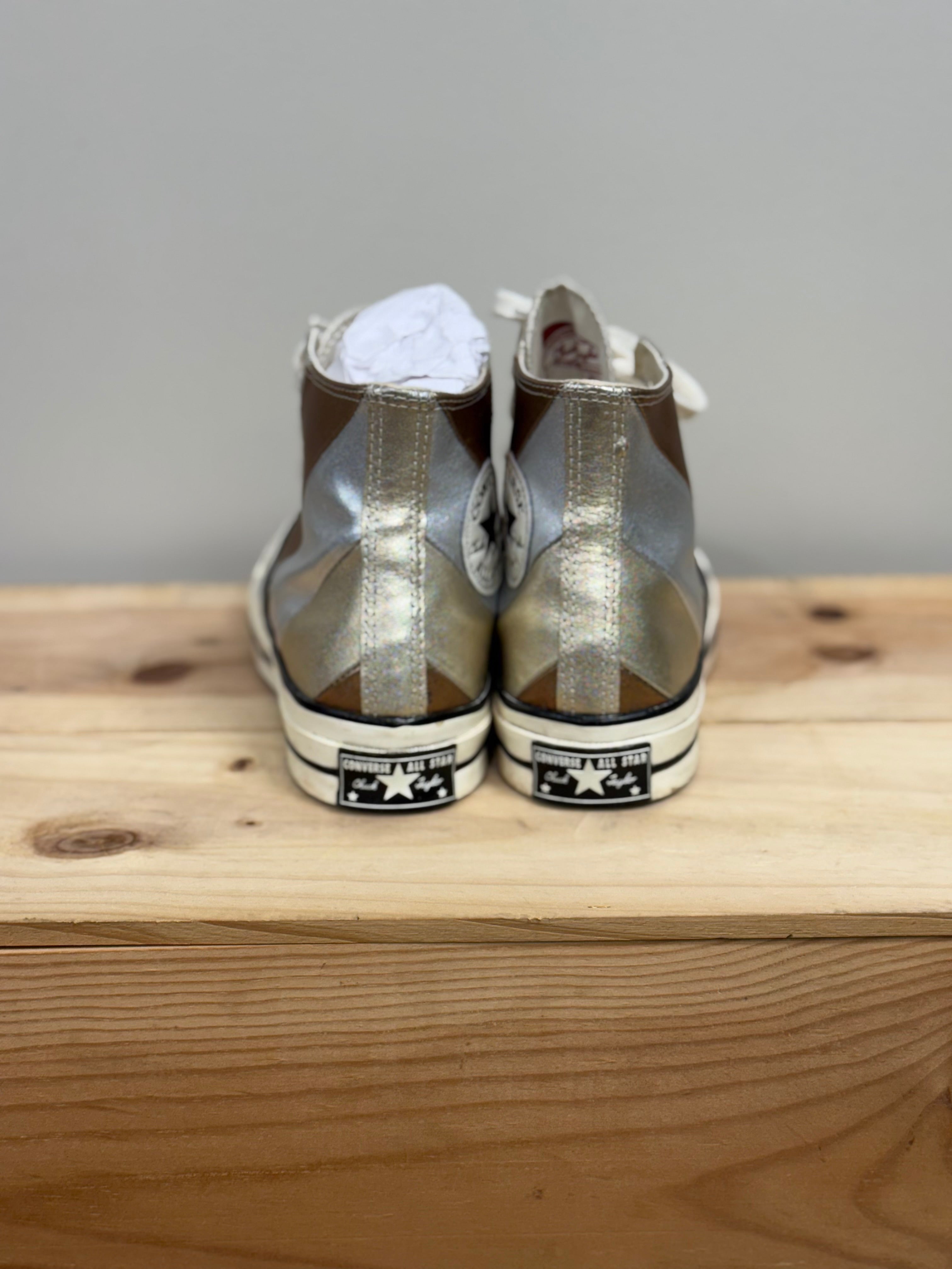 Converse metallic high tops