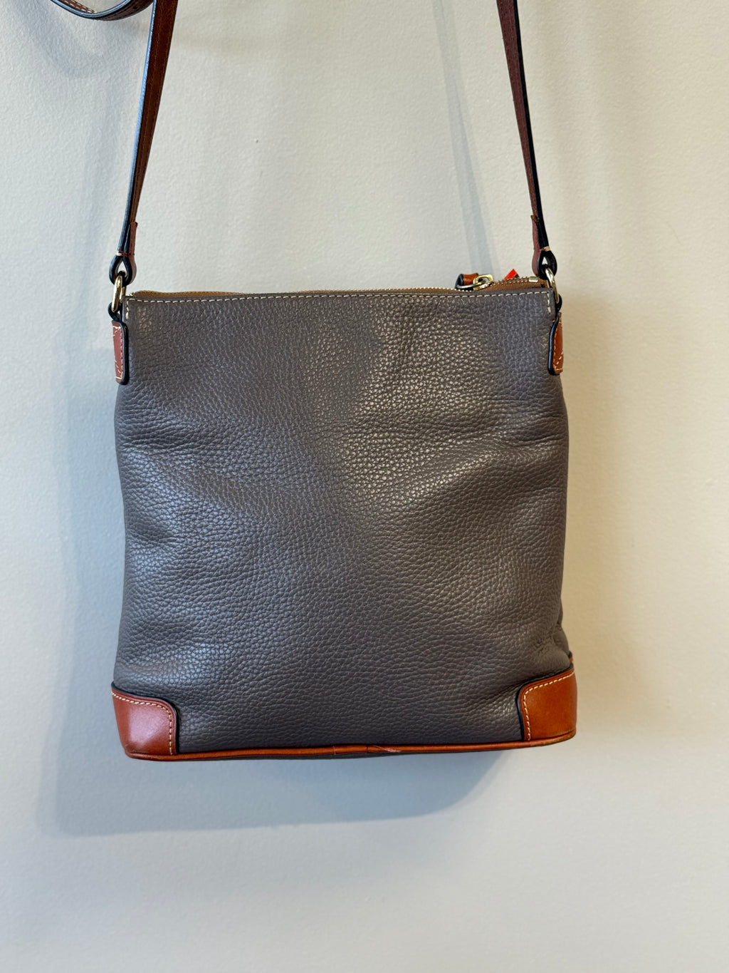Dooney & Bourke pebble grain taupe crossbody