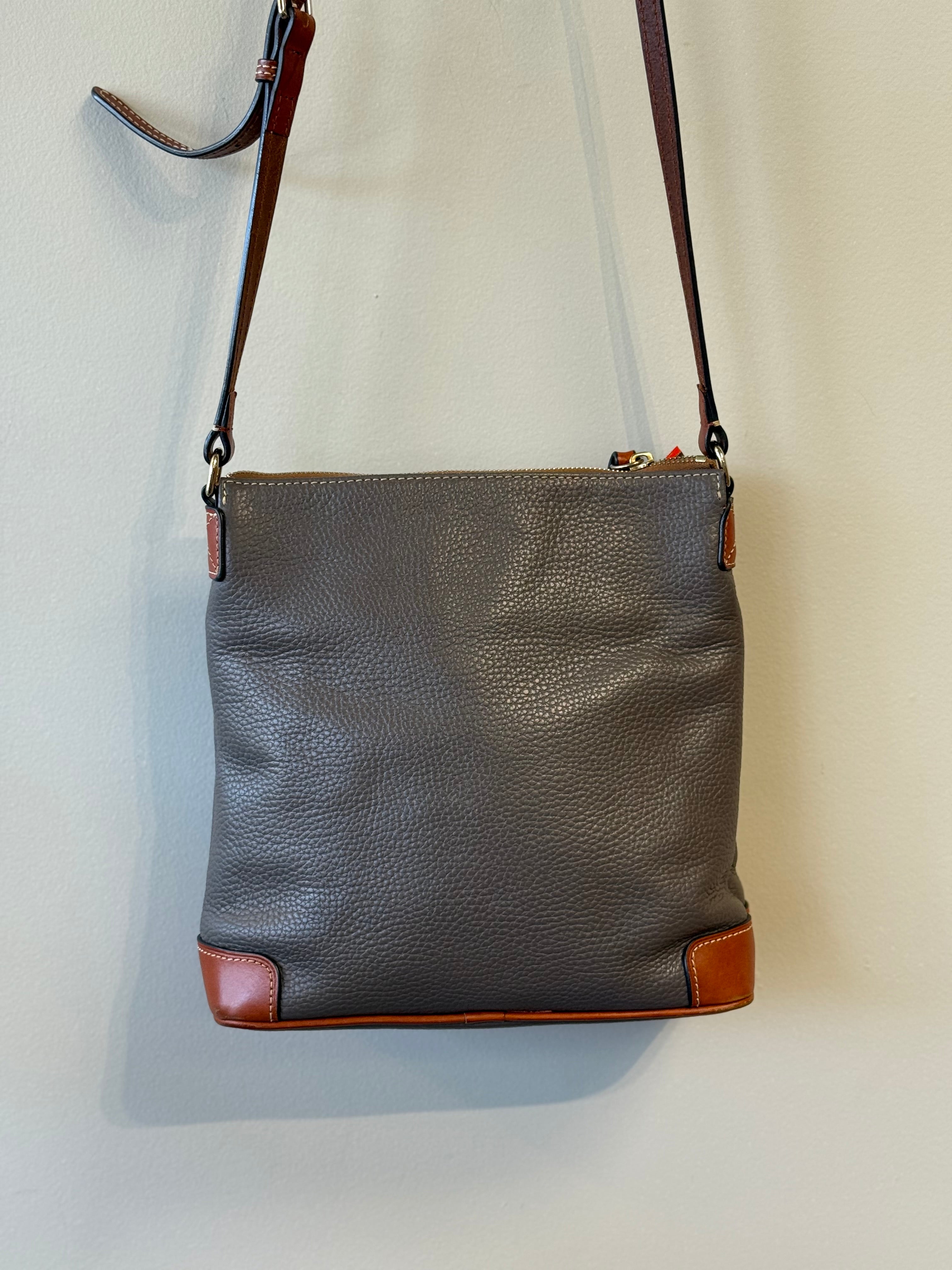 Dooney & Bourke pebble grain taupe crossbody
