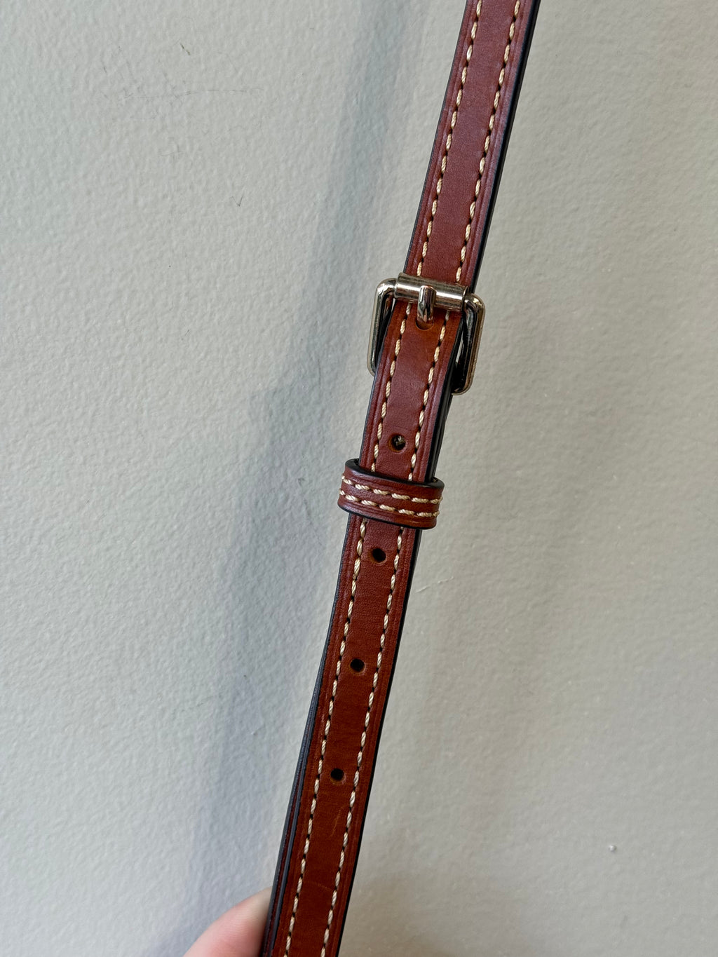 Dooney & Bourke pebble grain taupe crossbody