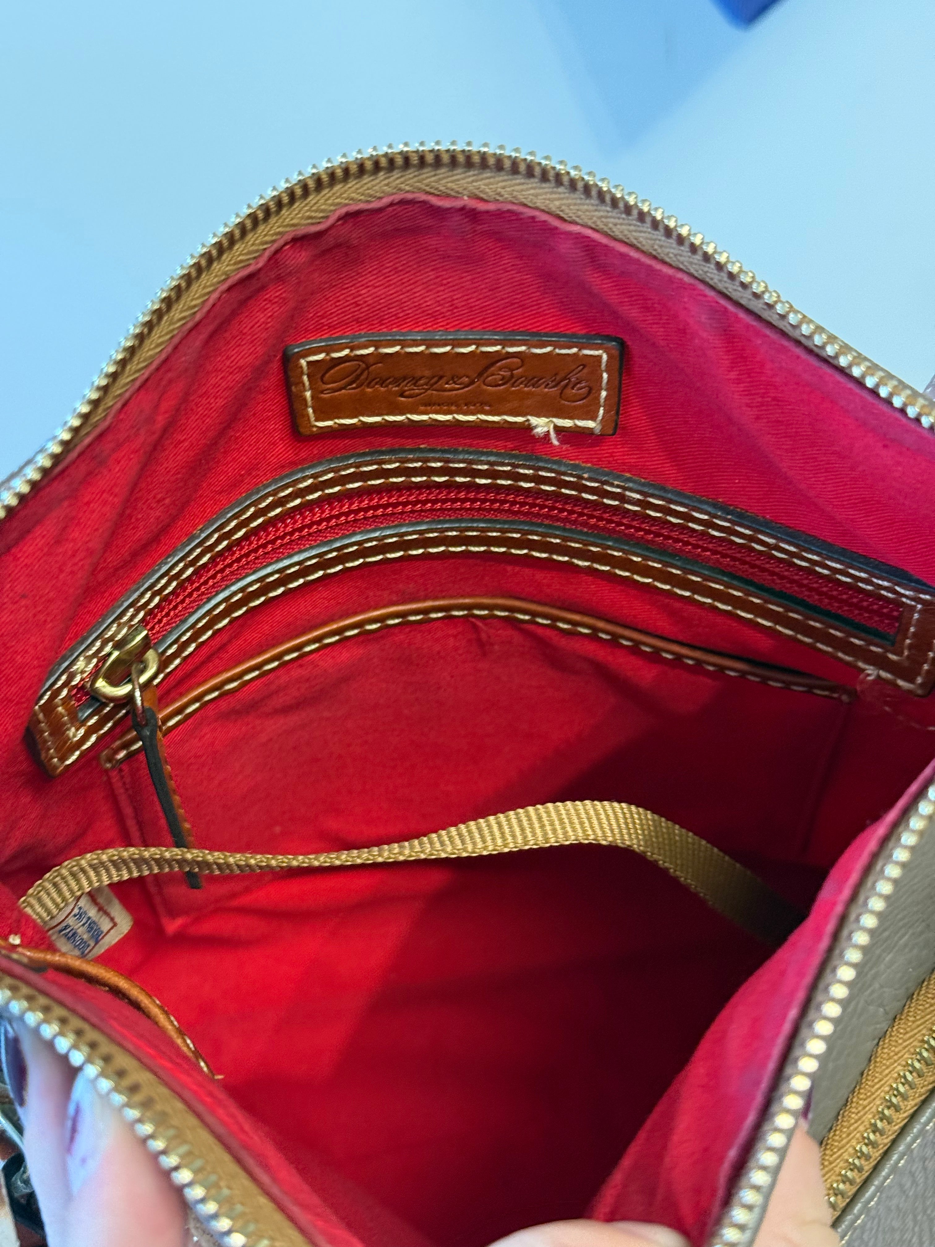 Dooney & Bourke pebble grain taupe crossbody