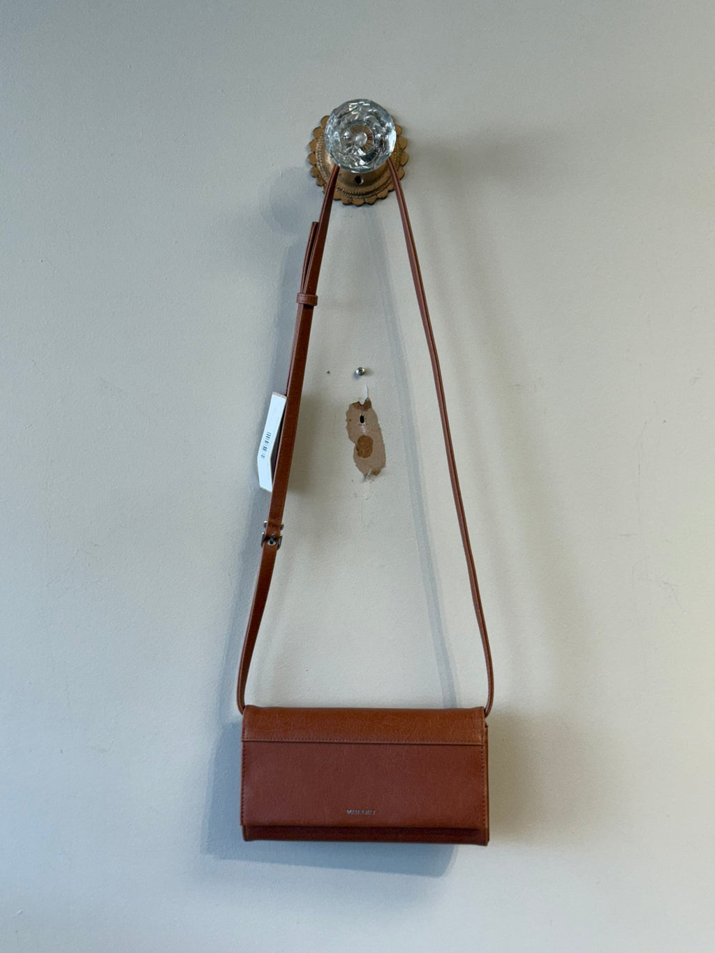 Matt & Nat brown Lette vegan leather wallet crossbody