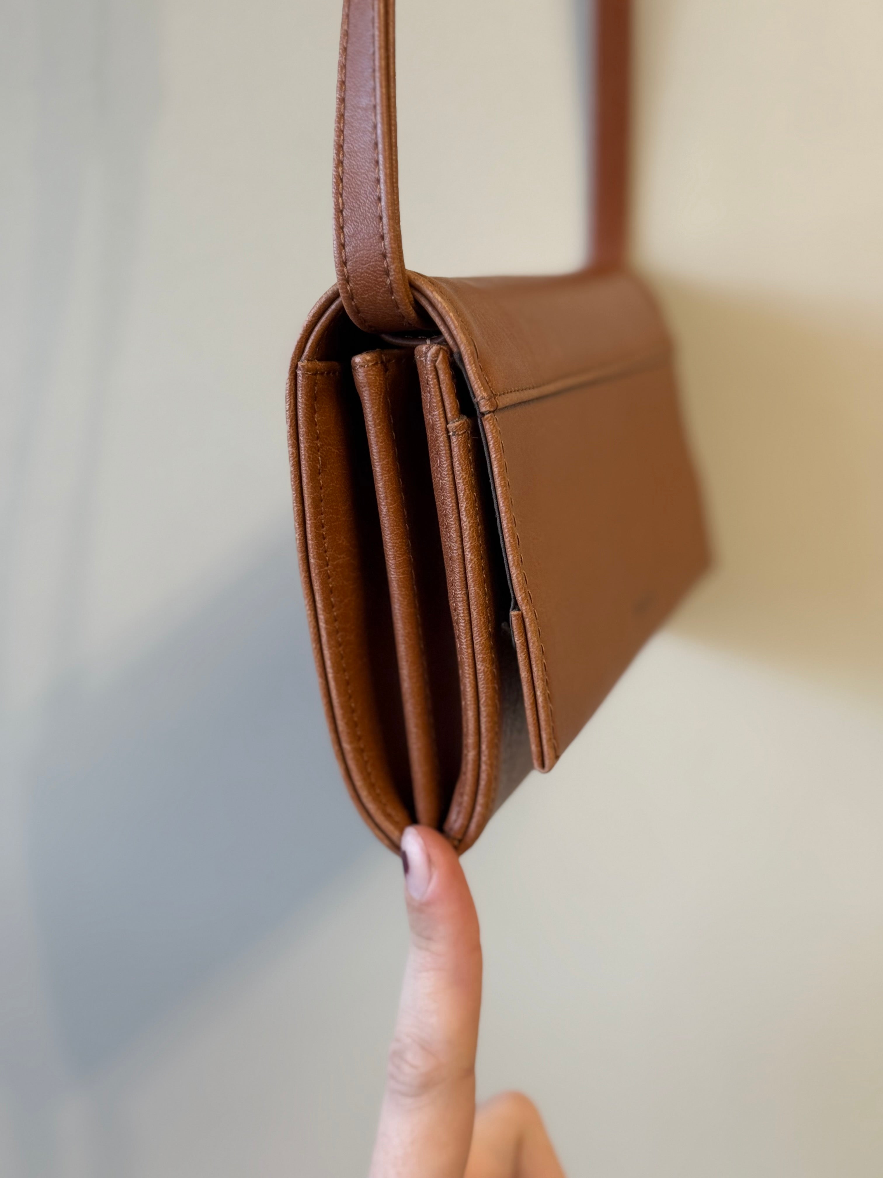Matt & Nat brown Lette vegan leather wallet crossbody