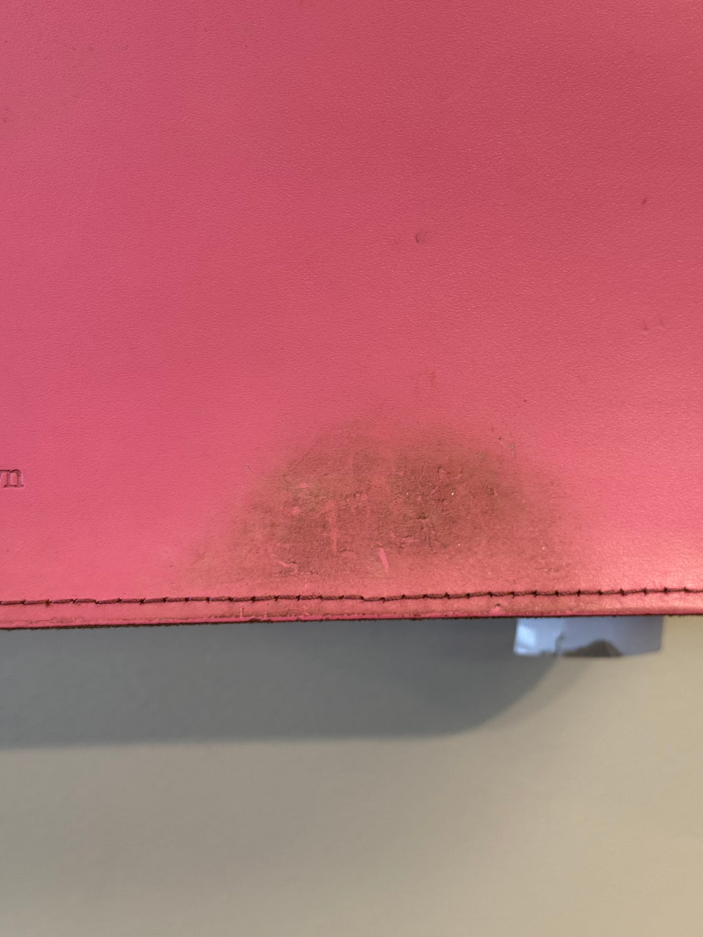 Tom Brown pink leather satchel