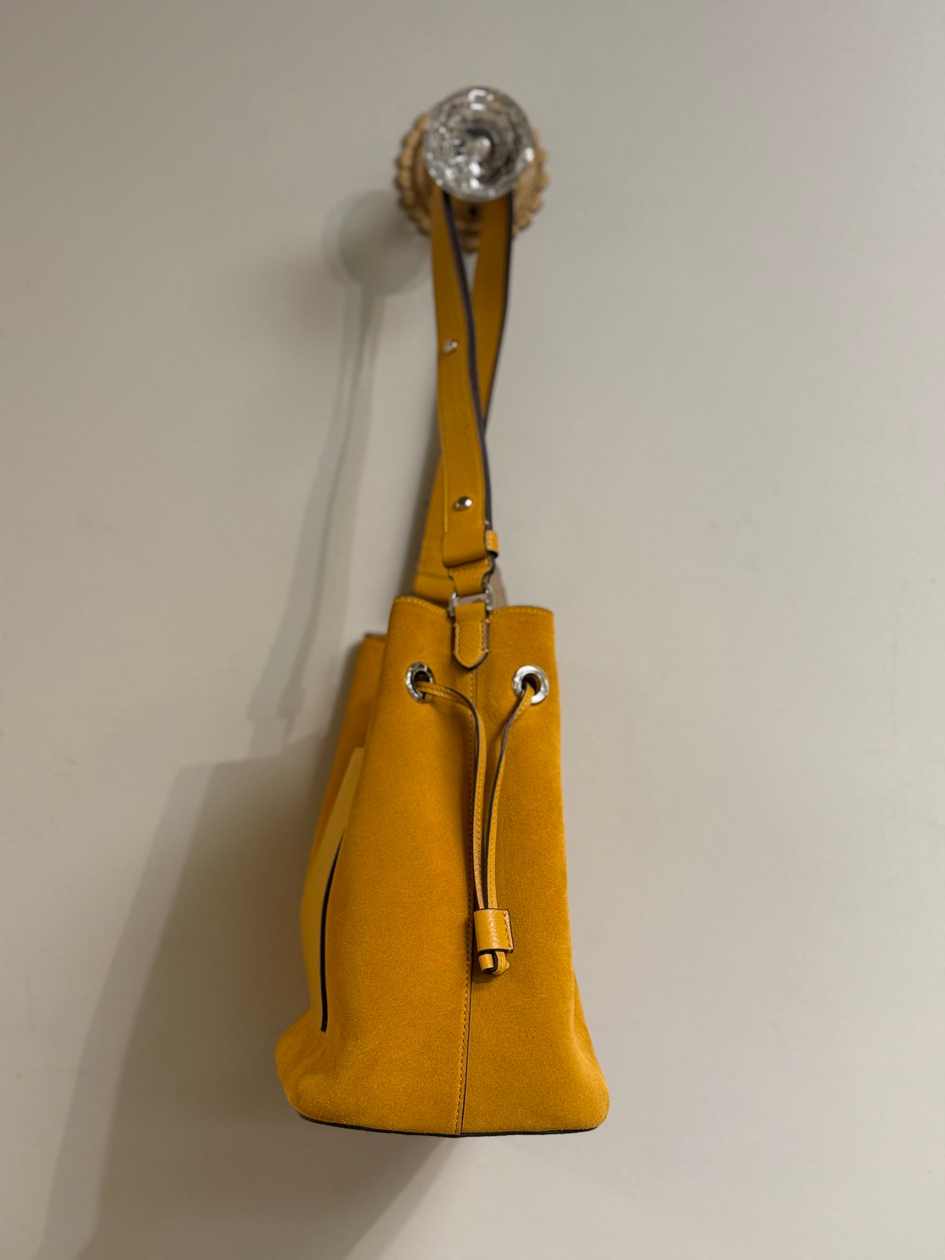 Kate Spade Marti large suede bucket bag