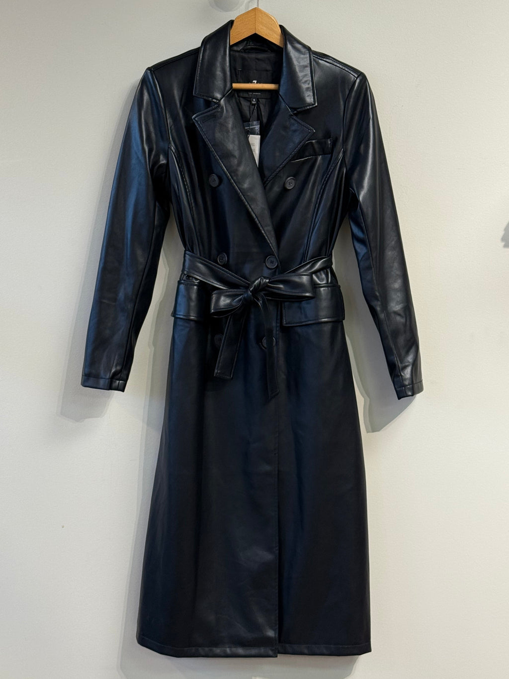7 Seven for all Mankind NWT black trench coat