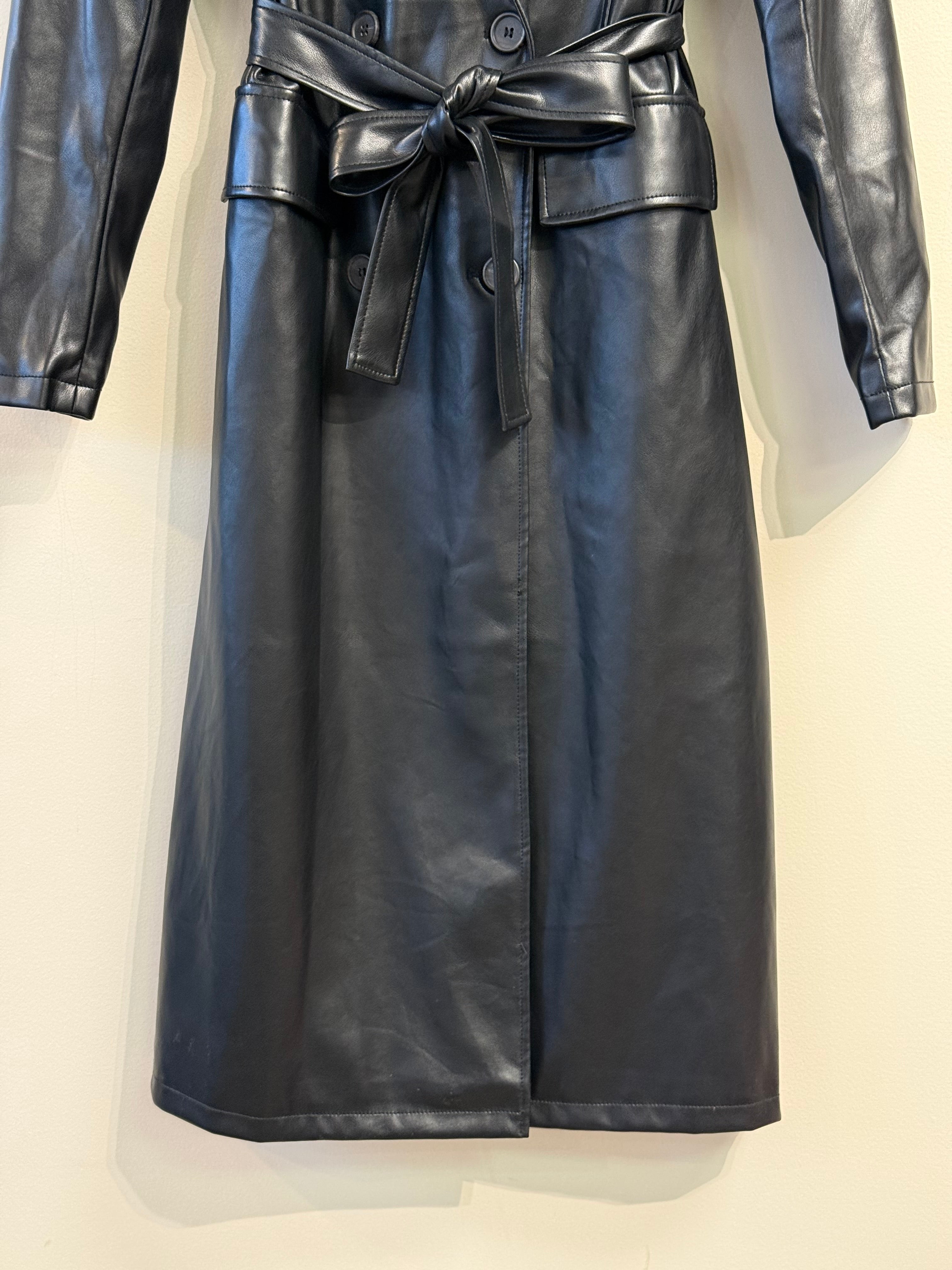 7 Seven for all Mankind NWT black trench coat