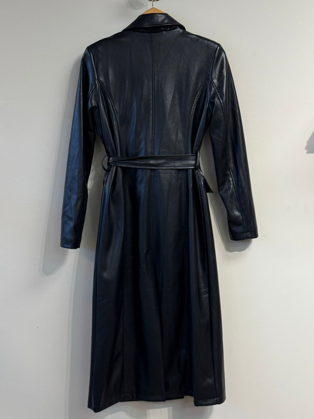 7 Seven for all Mankind NWT black trench coat