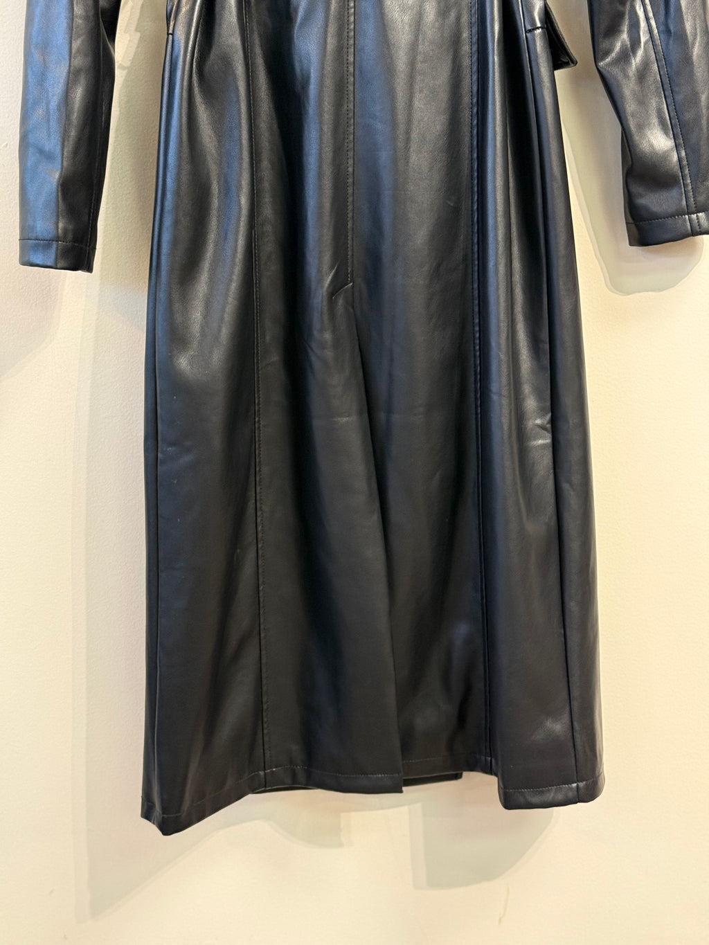 7 Seven for all Mankind NWT black trench coat