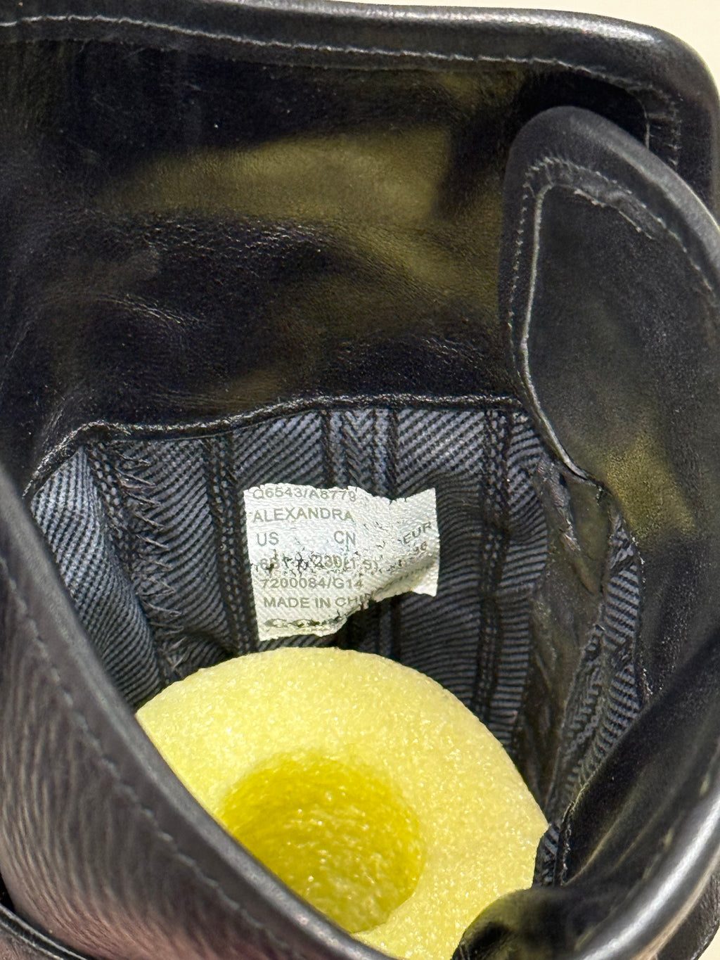 Coach black leather Alexandra boots