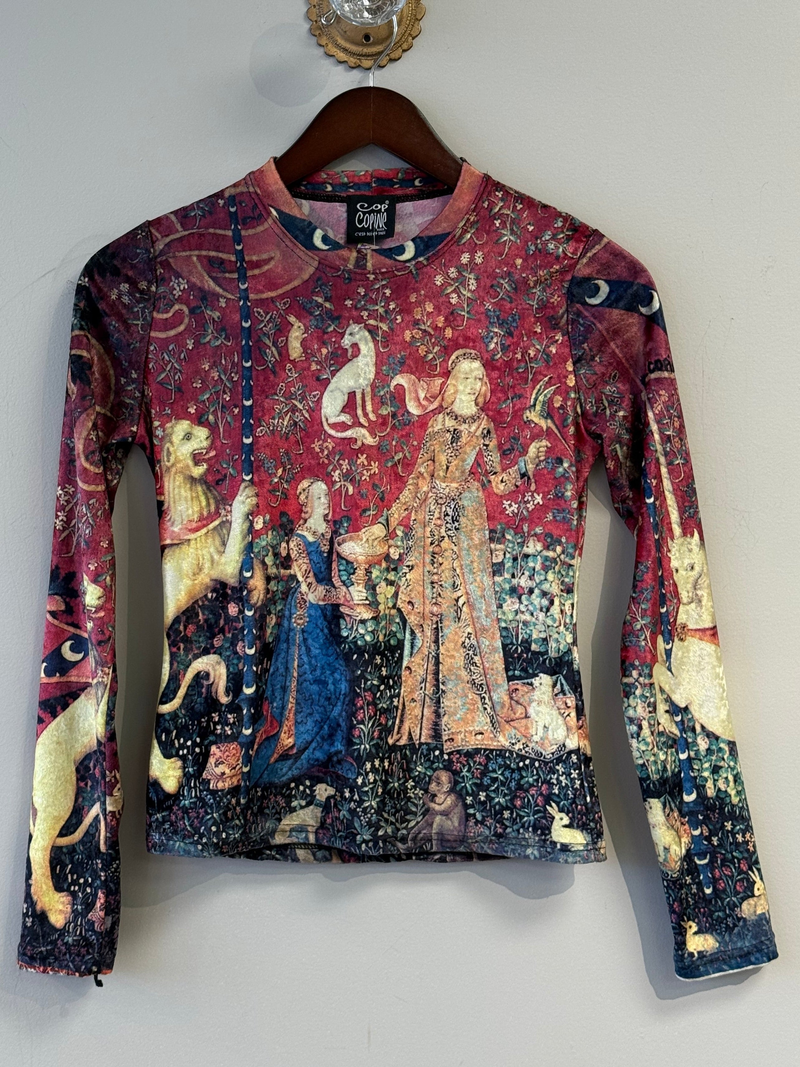 RARE Cop Copine vintage 90s "Le Goût" top