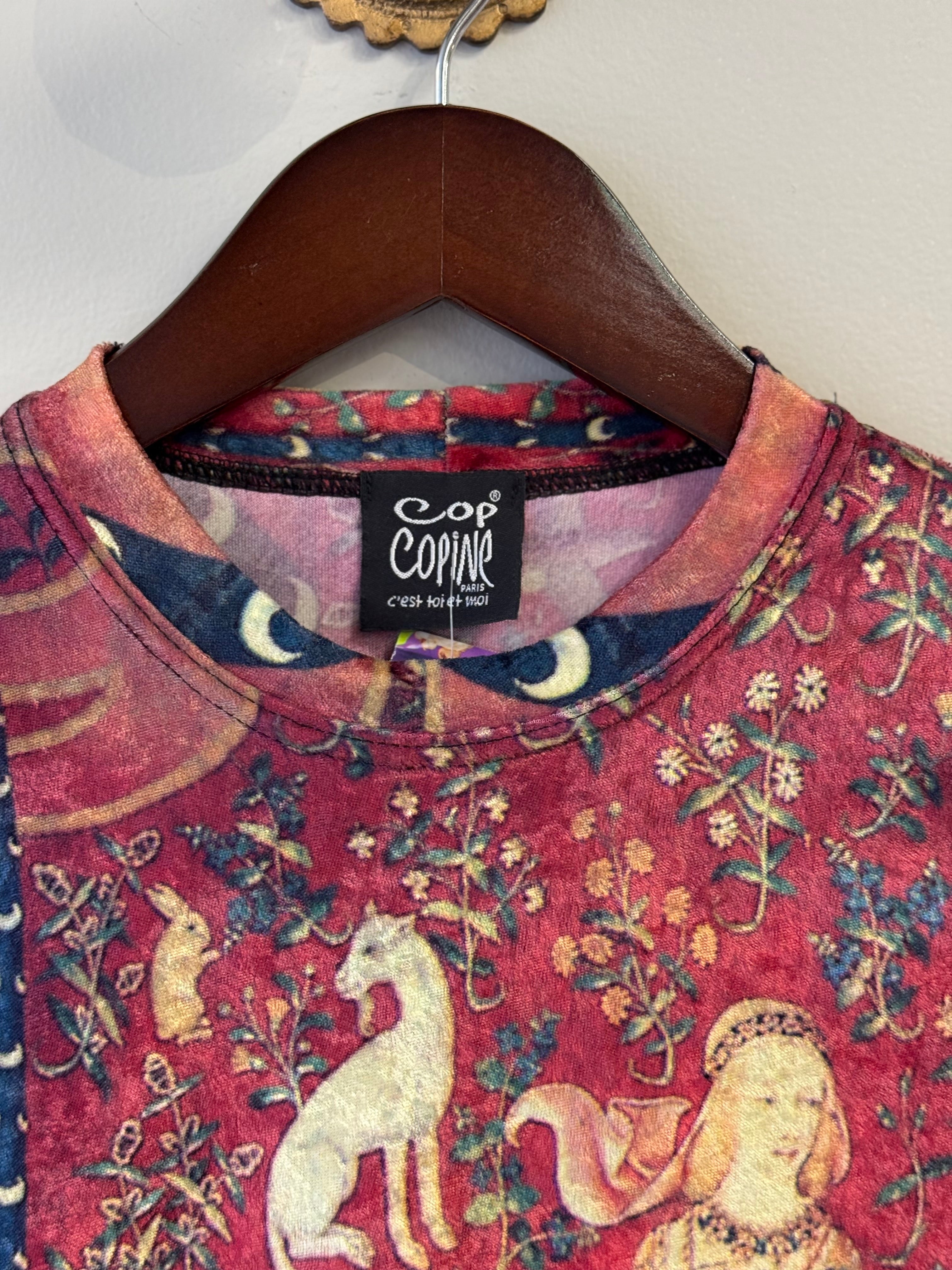 RARE Cop Copine vintage 90s "Le Goût" top