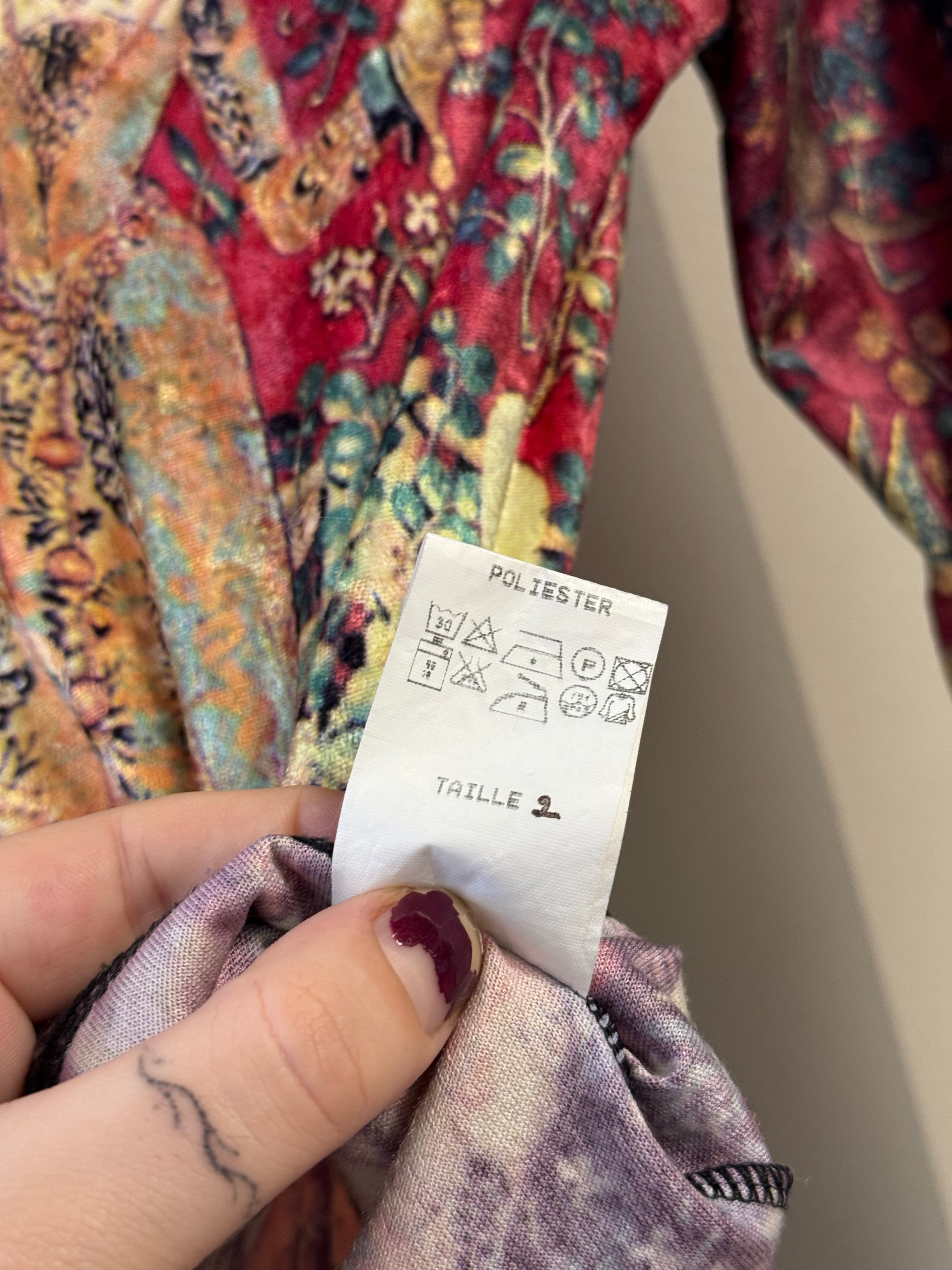 RARE Cop Copine vintage 90s "Le Goût" top