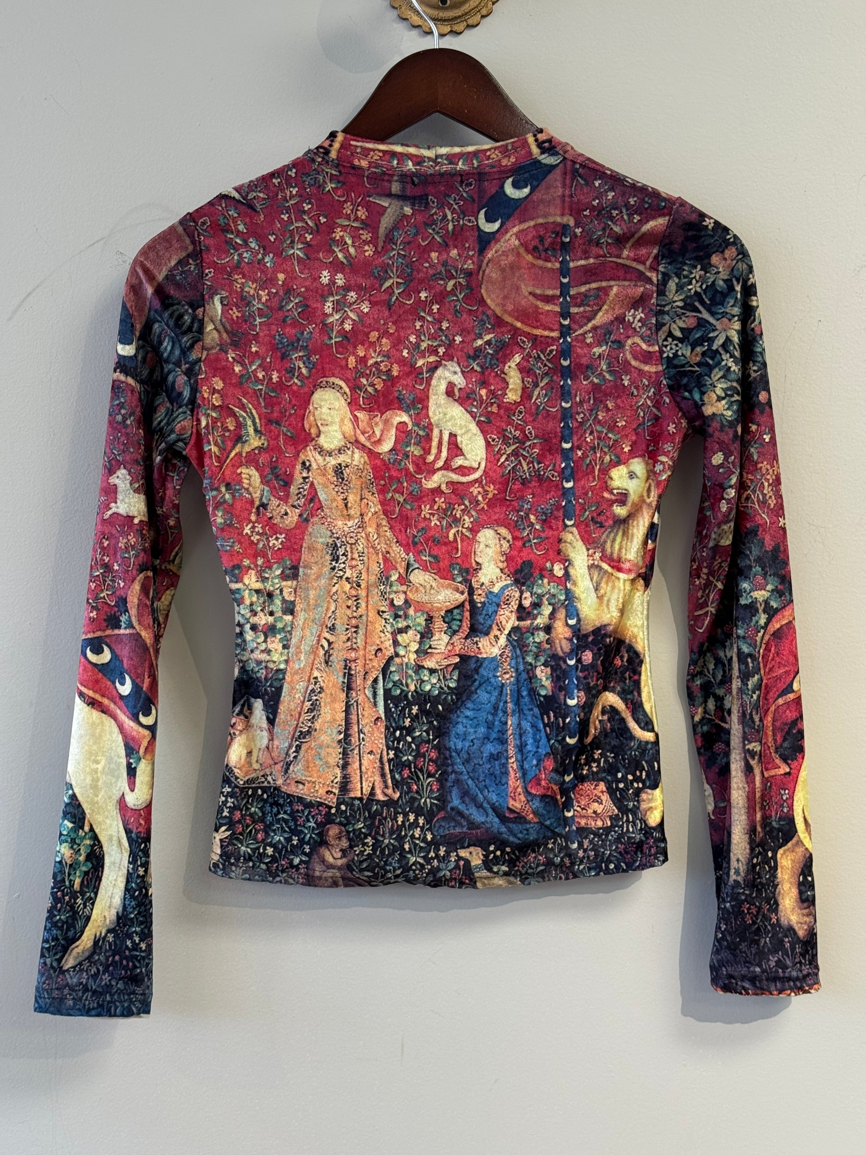 RARE Cop Copine vintage 90s "Le Goût" top