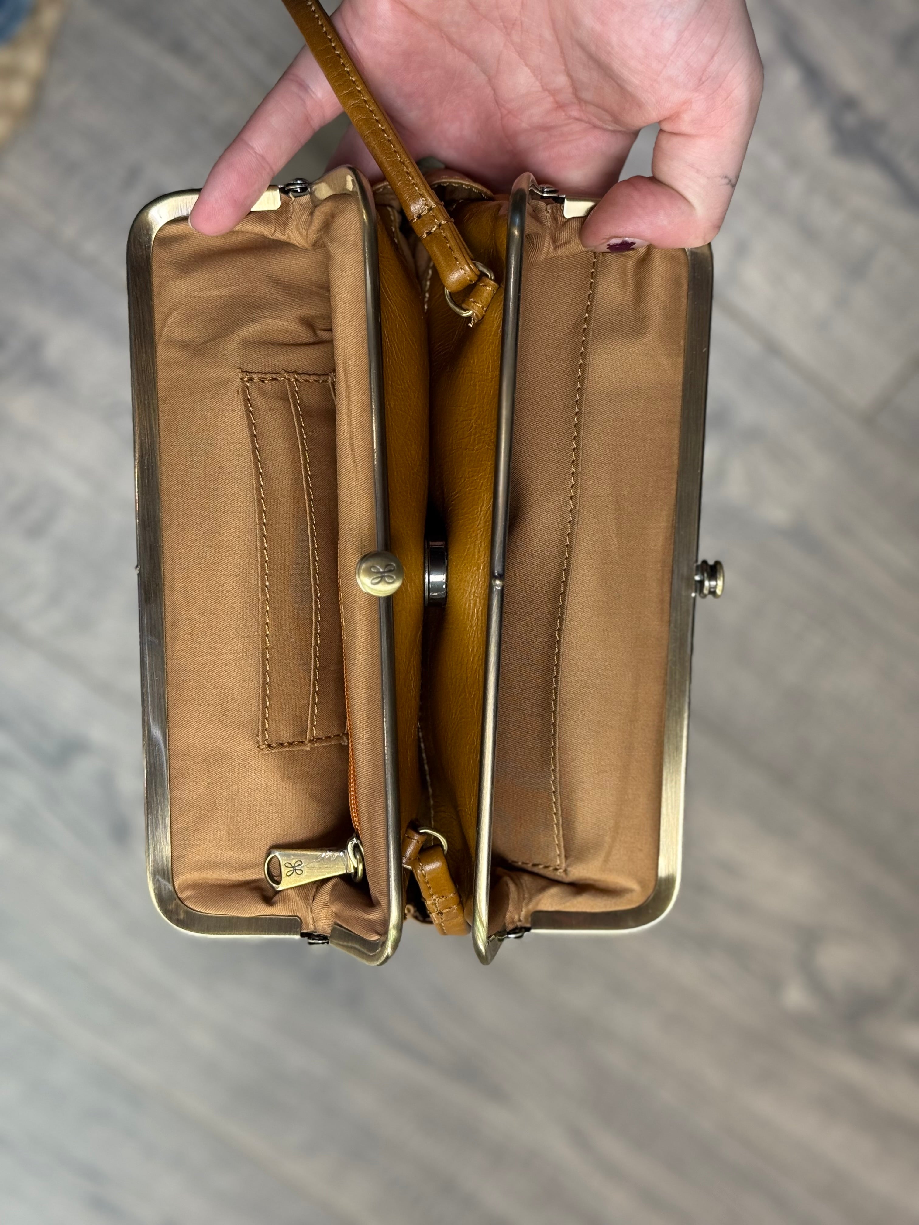 Hobo Lauren double frame crossbody