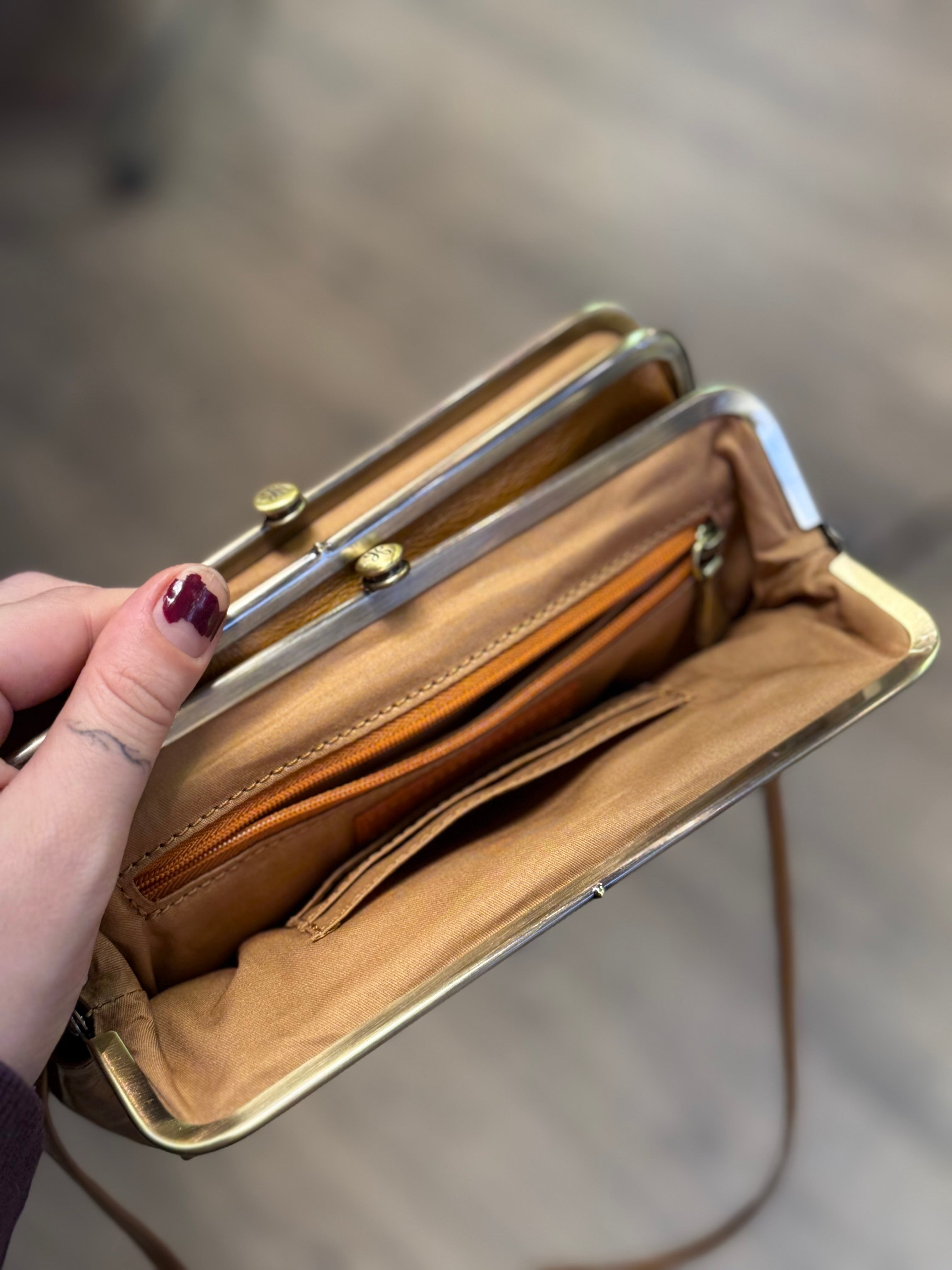 Hobo Lauren double frame crossbody