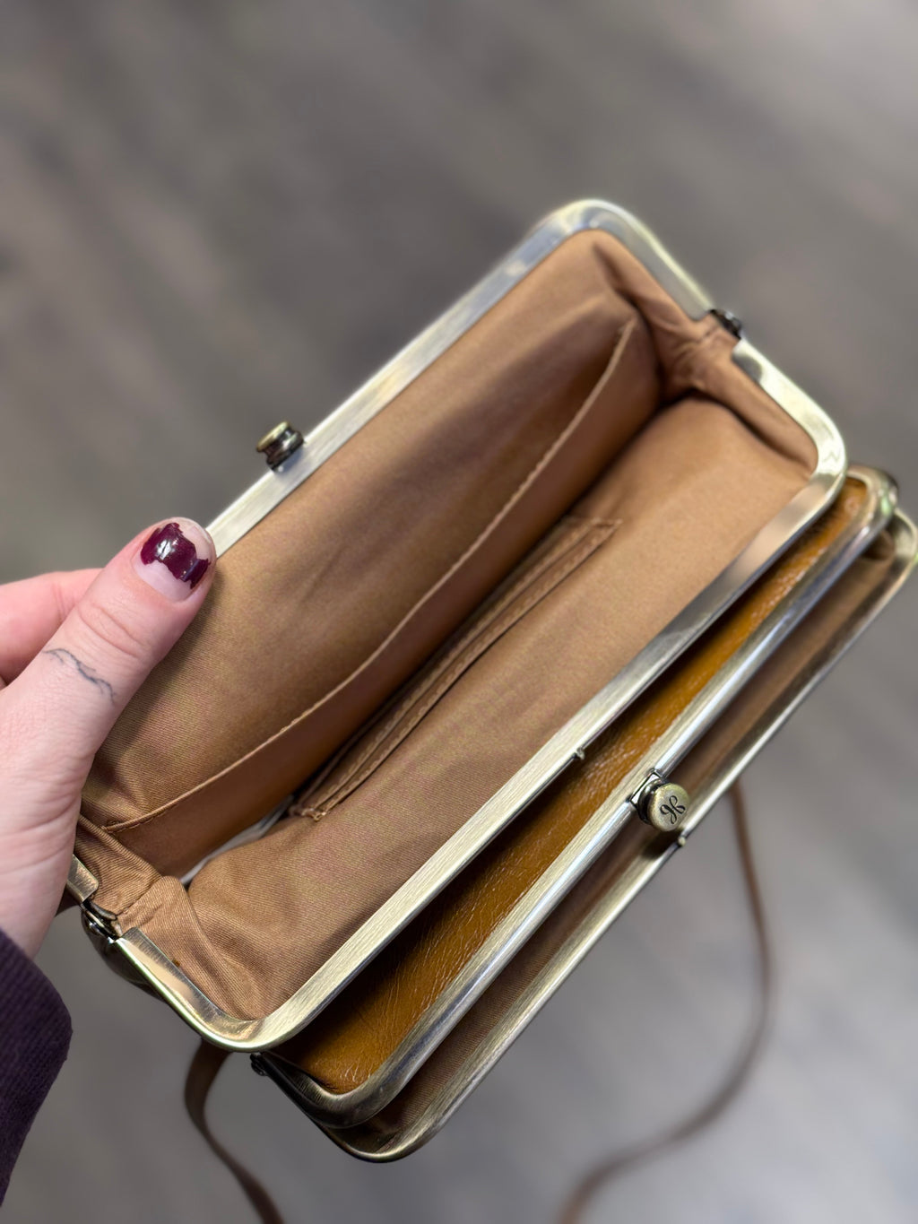 Hobo Lauren double frame crossbody